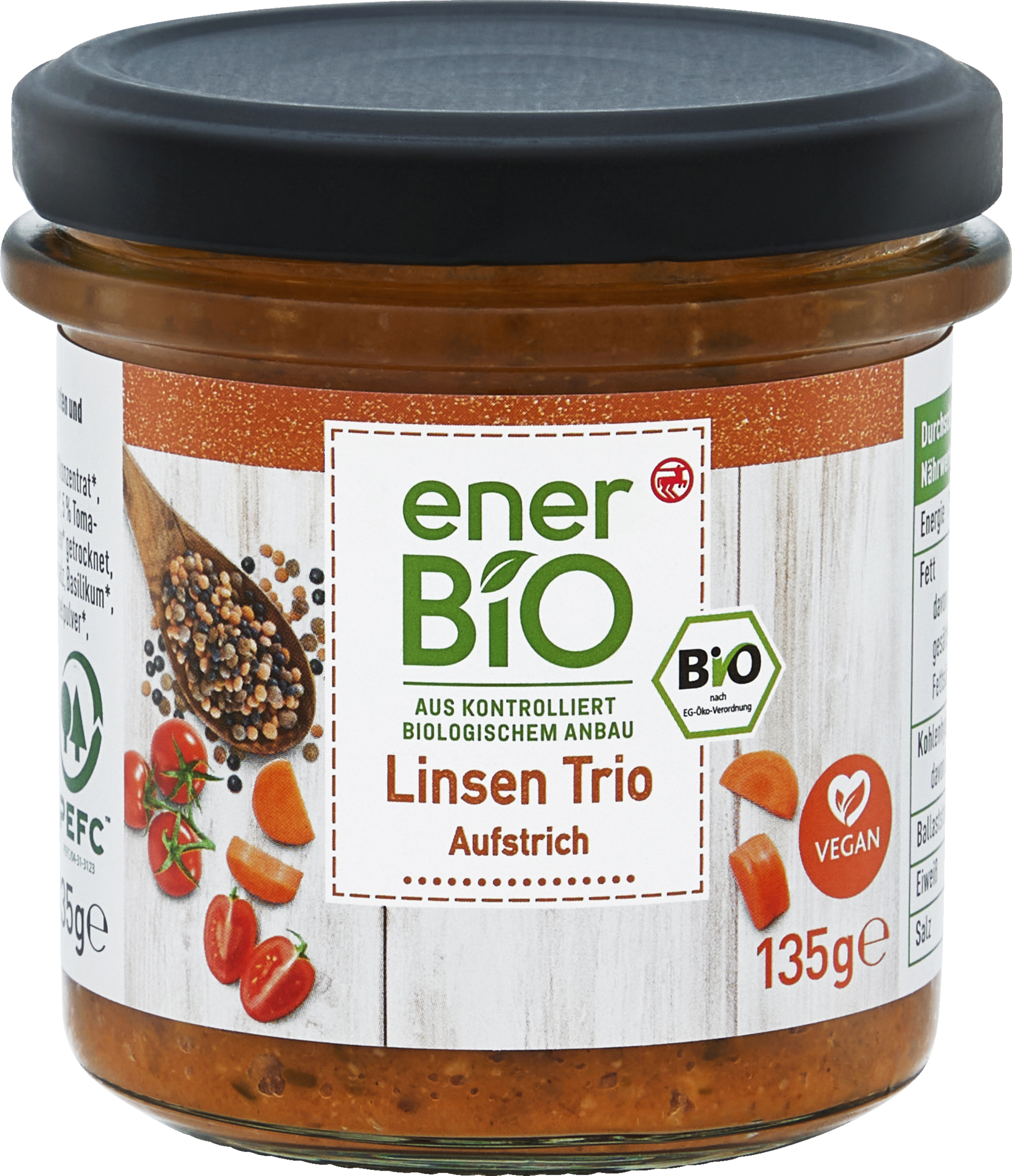 Linsen Trio Aufstrich