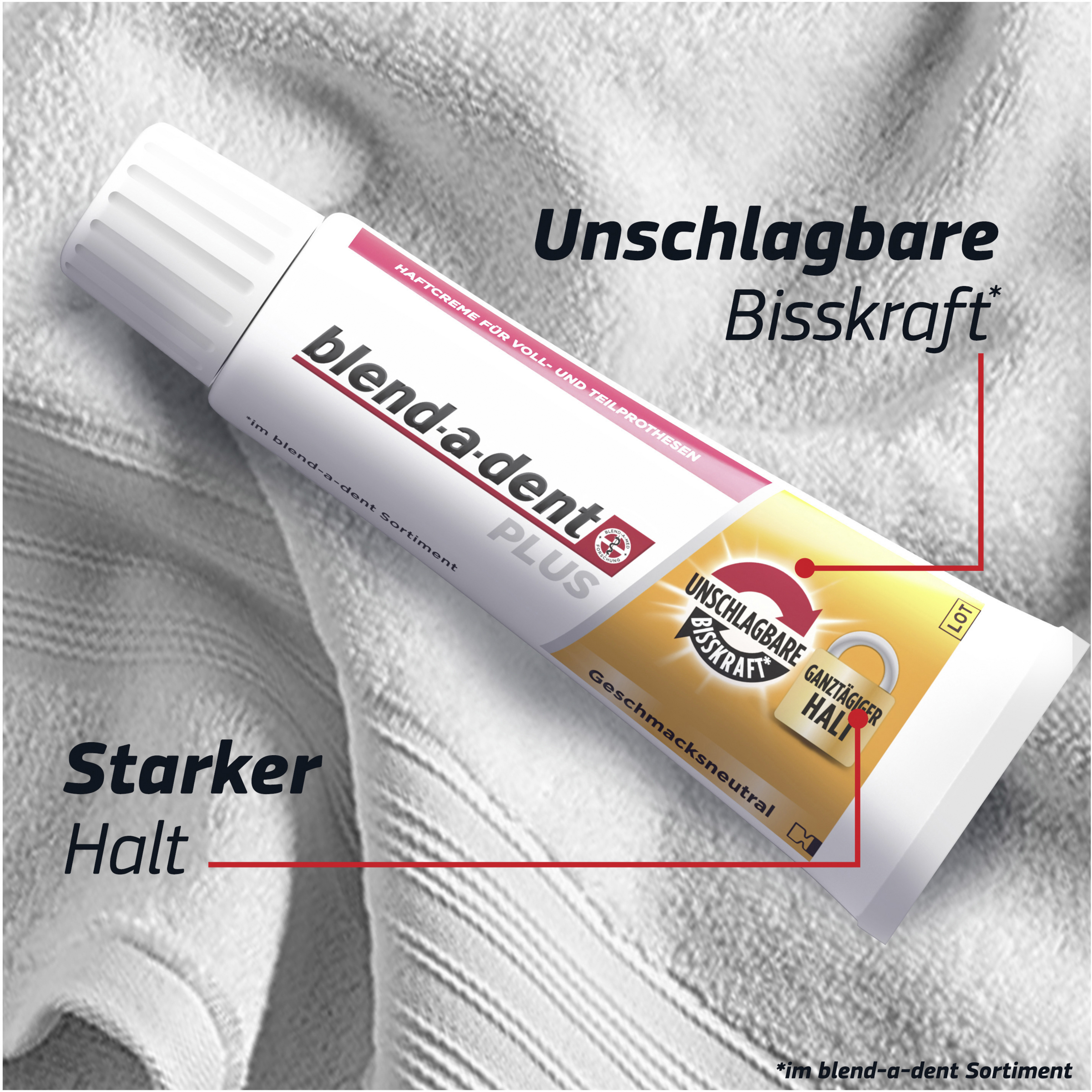 PLUS كريم لاصق لقوة مضغ لا تضاهى 10