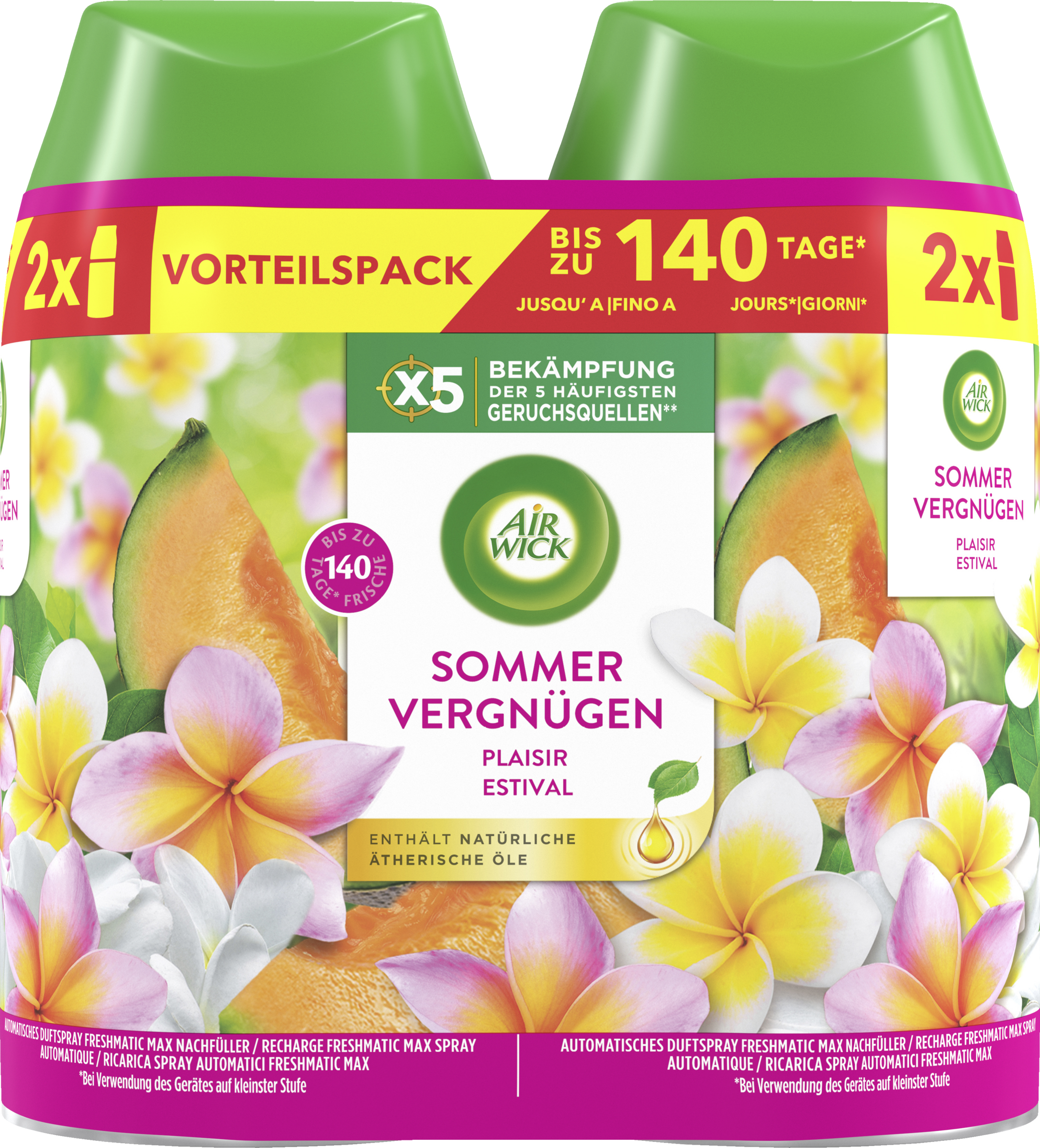 Air Wick Freshmatic Max Nachfüller Duopack Sommervergnügen