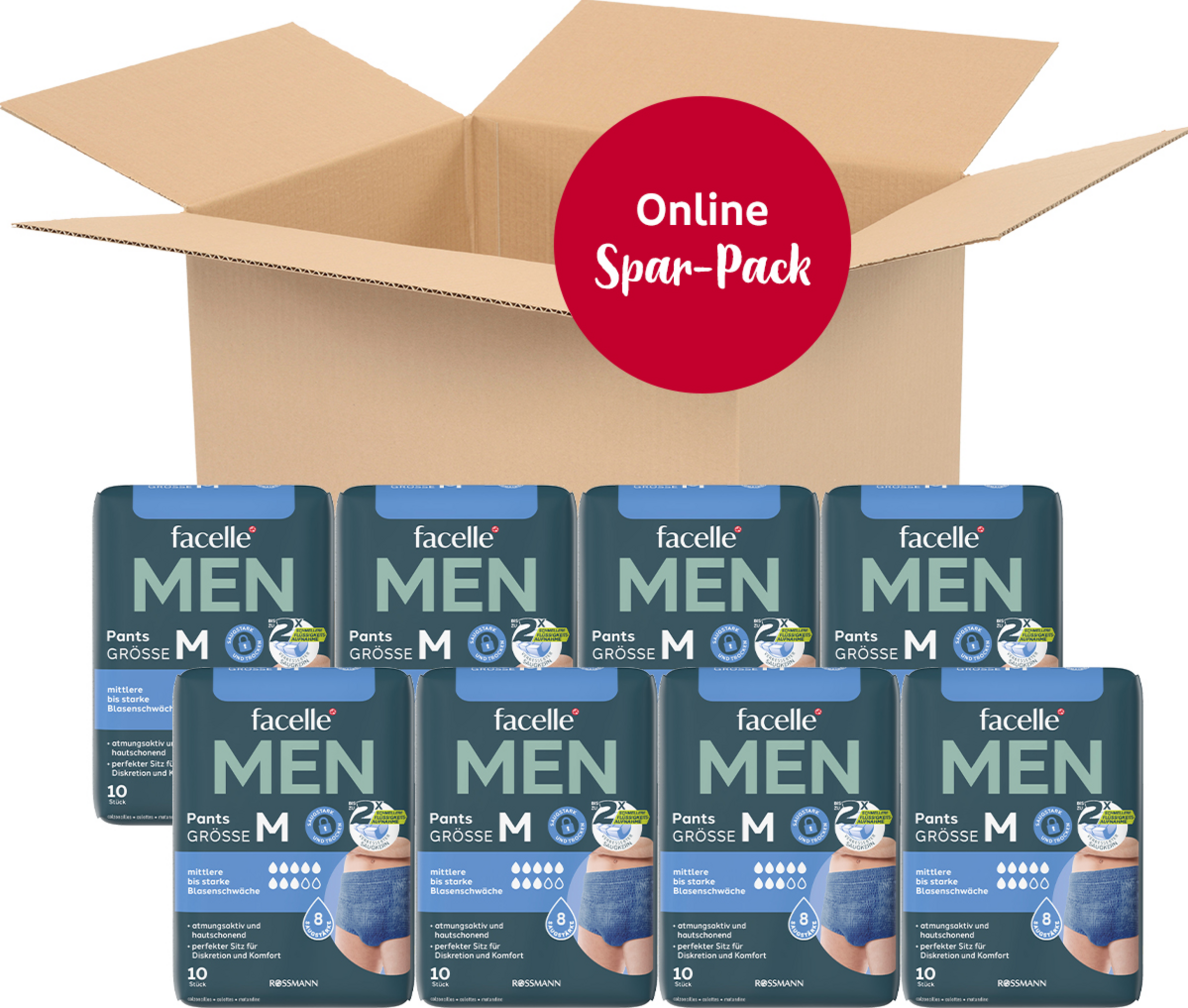 عبوة توفيرية سروال رجالي مقاس M