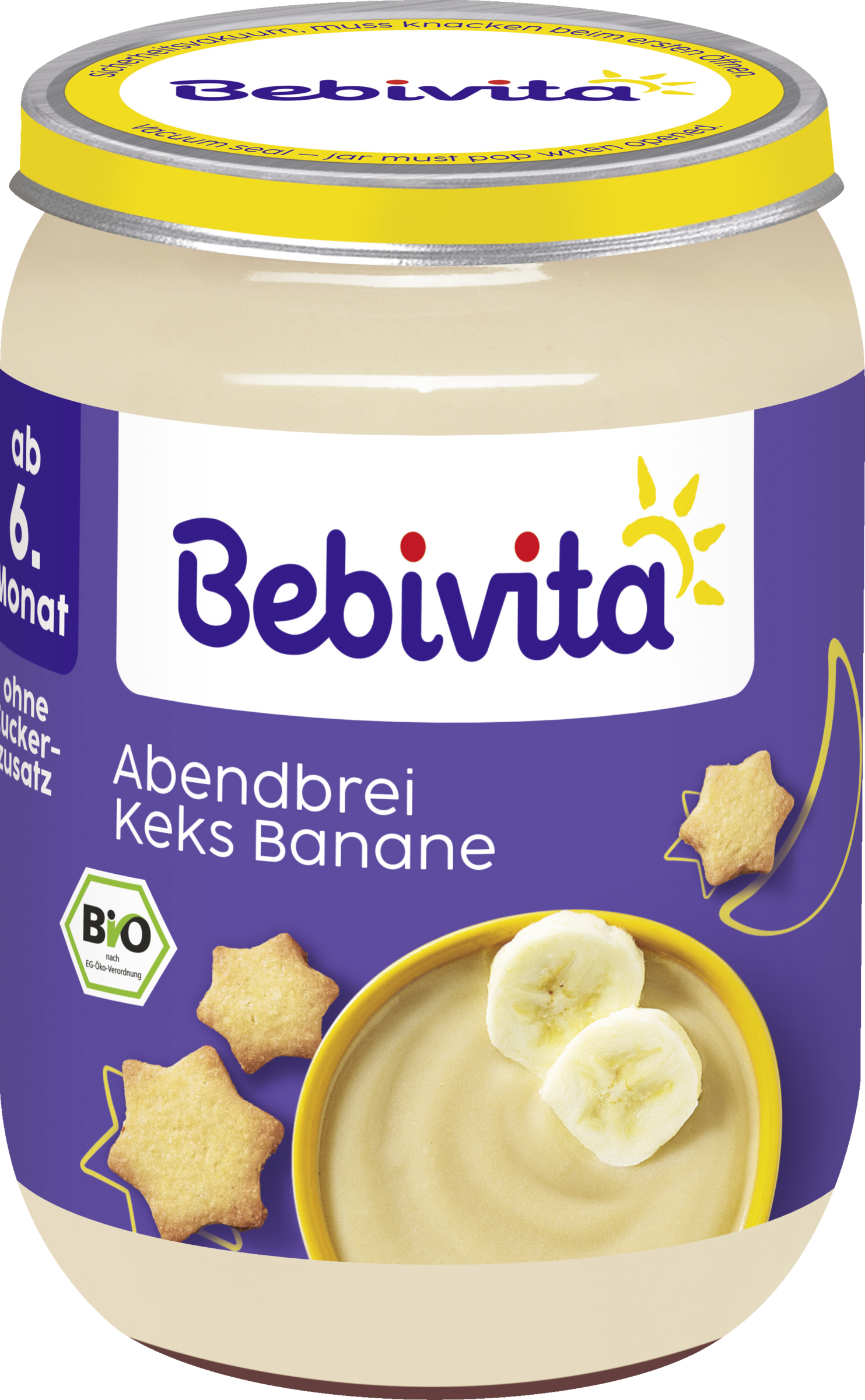 Bebivita Bio Abendbrei Keks Banane ab 6. Monate