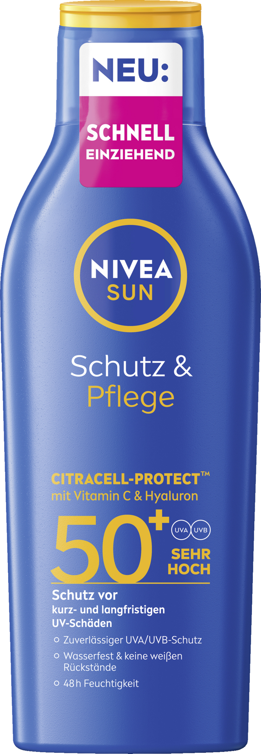 NIVEA SUN Schutz & Pflege Sonnenmilch LSF 50+