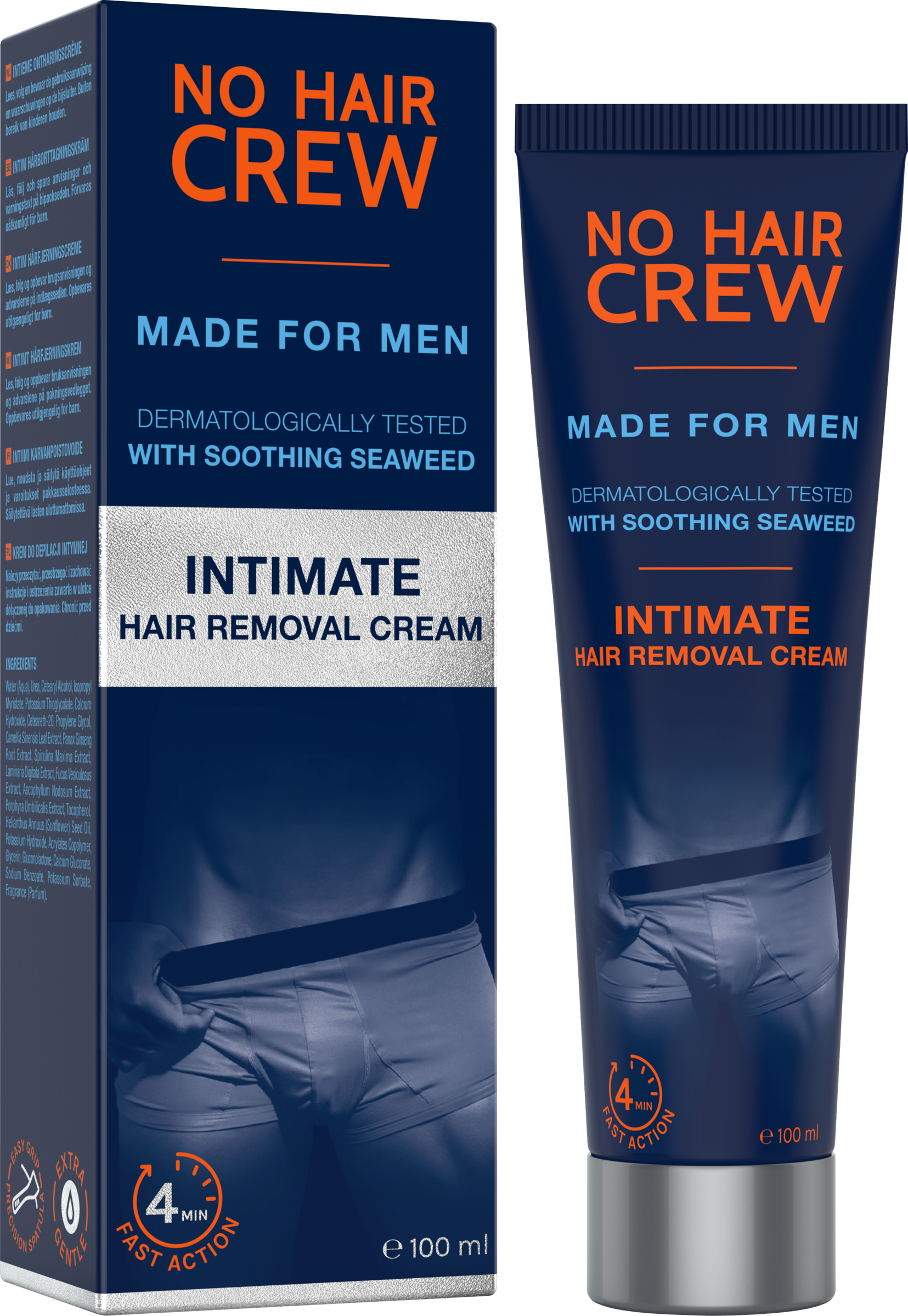 No Hair Crew Intim-Haarentfernungscreme