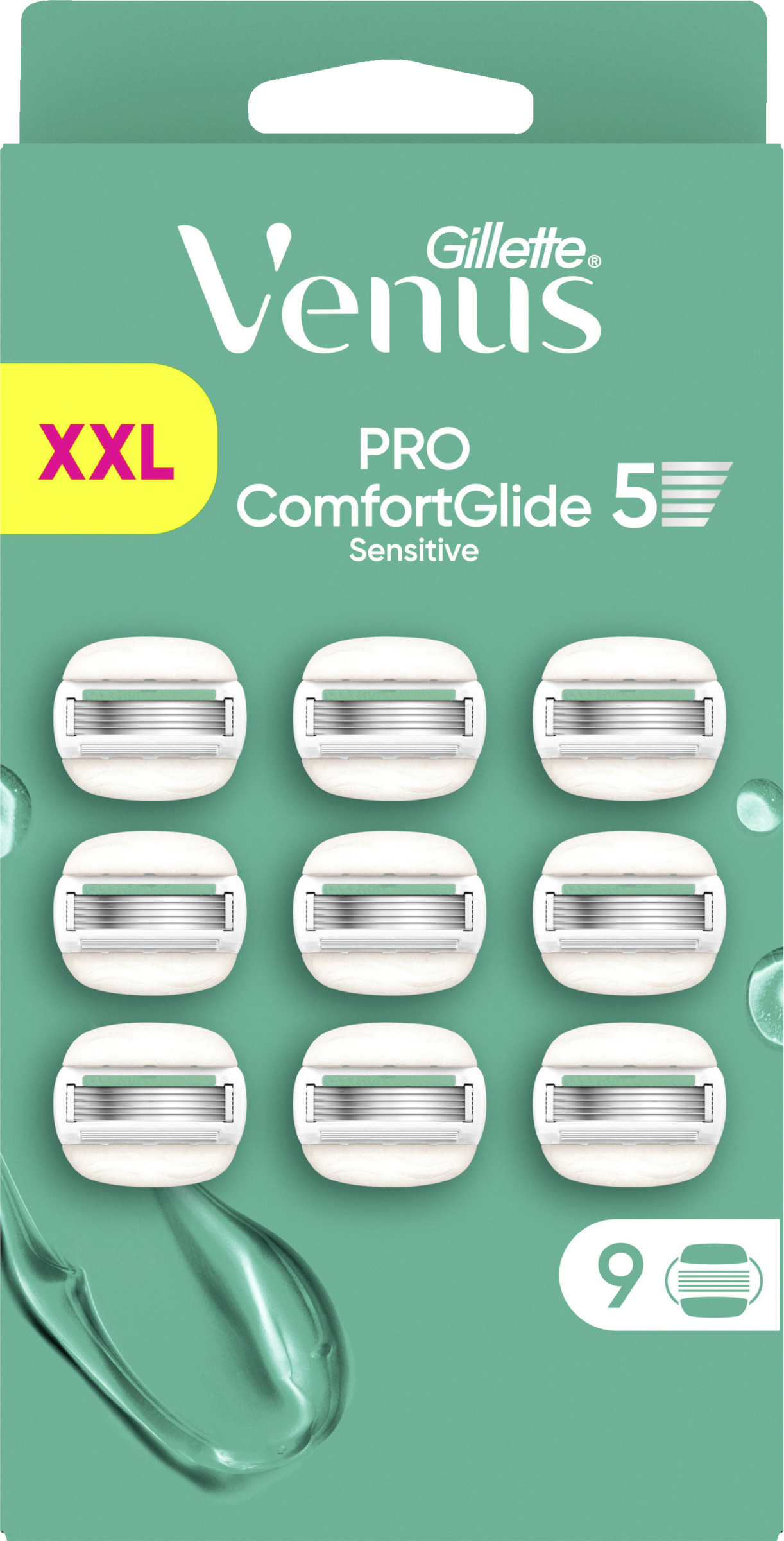 Gillette Venus Pro Comfortglide Sensitive Rasierklingen Big Pack