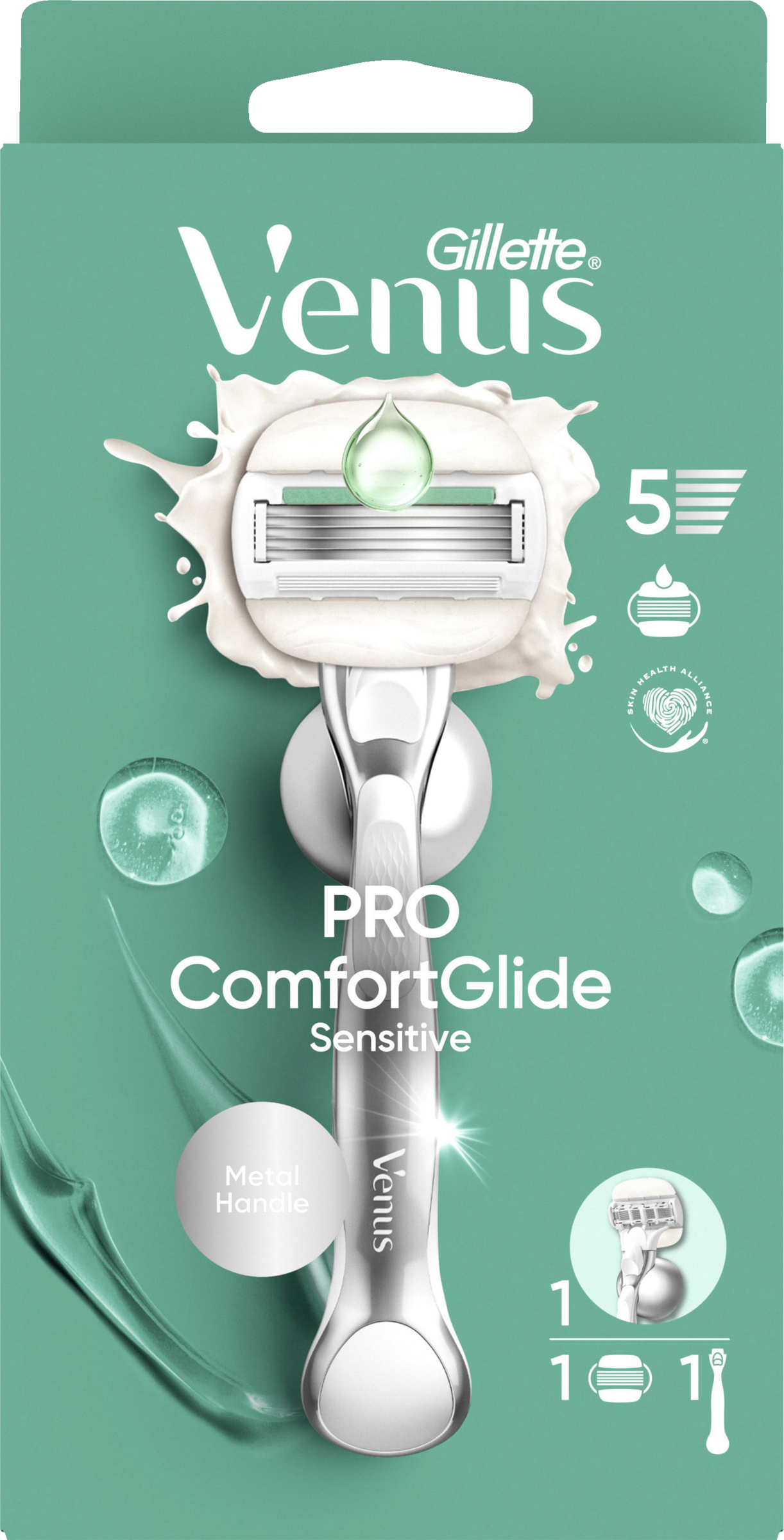 Rasierer Pro Comfortglide Sensitive mit 1 Klinge