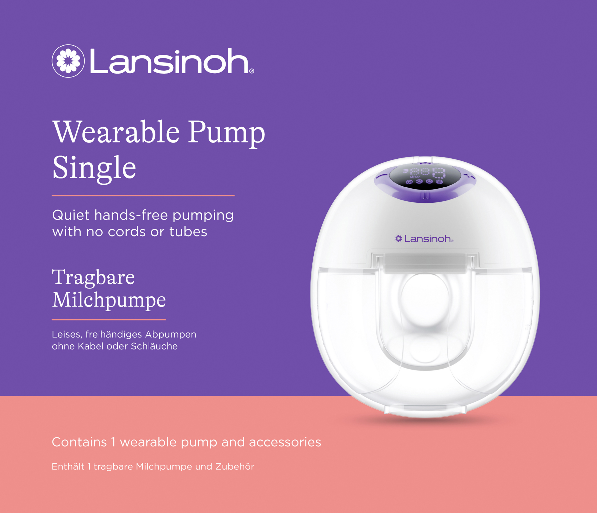 Lansinoh Tragbare Milchpumpe