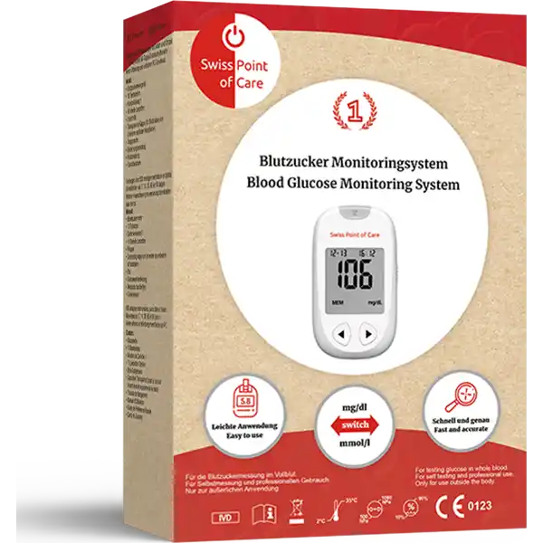 مجموعة أدوات فحص سكر الدم