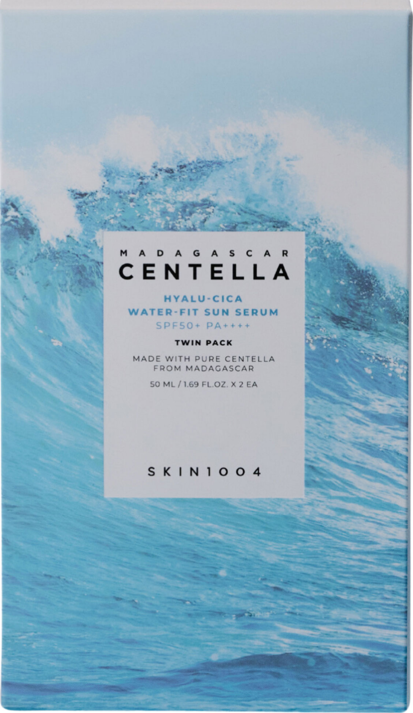 SKIN1004 Madagascar Centella Hyalu-Cica Water-Fit Sun Serum Twin Pack LSF50+