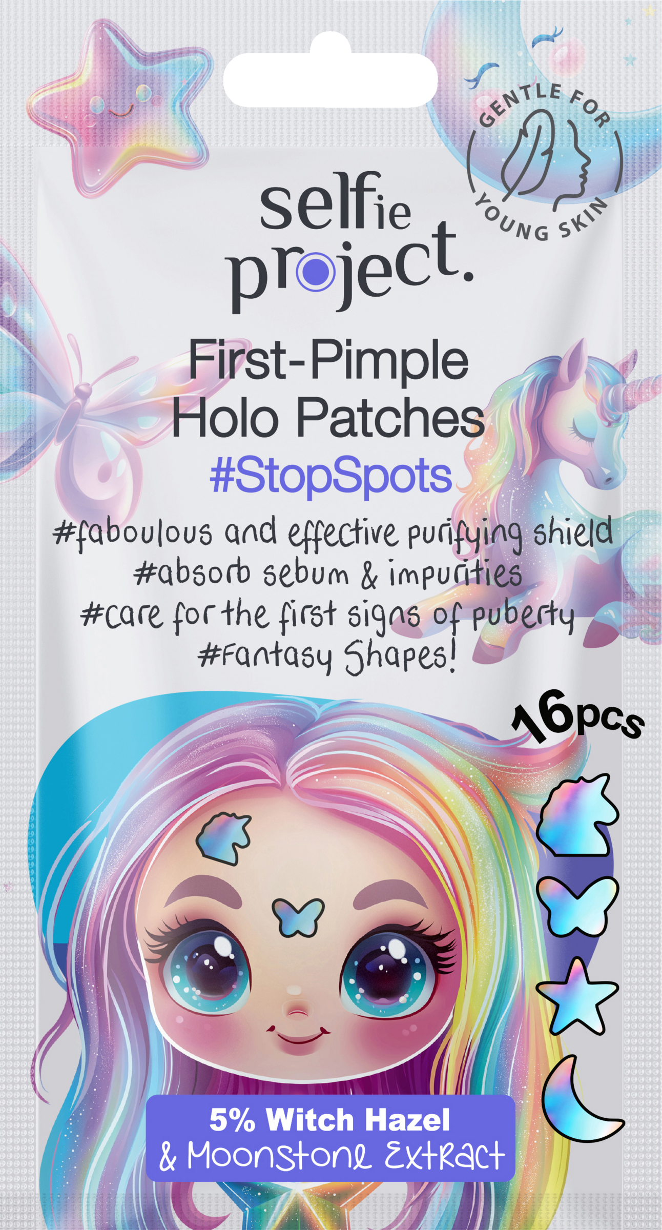 Selfie Project Anti-Pickel Holo Patches #StopSpots