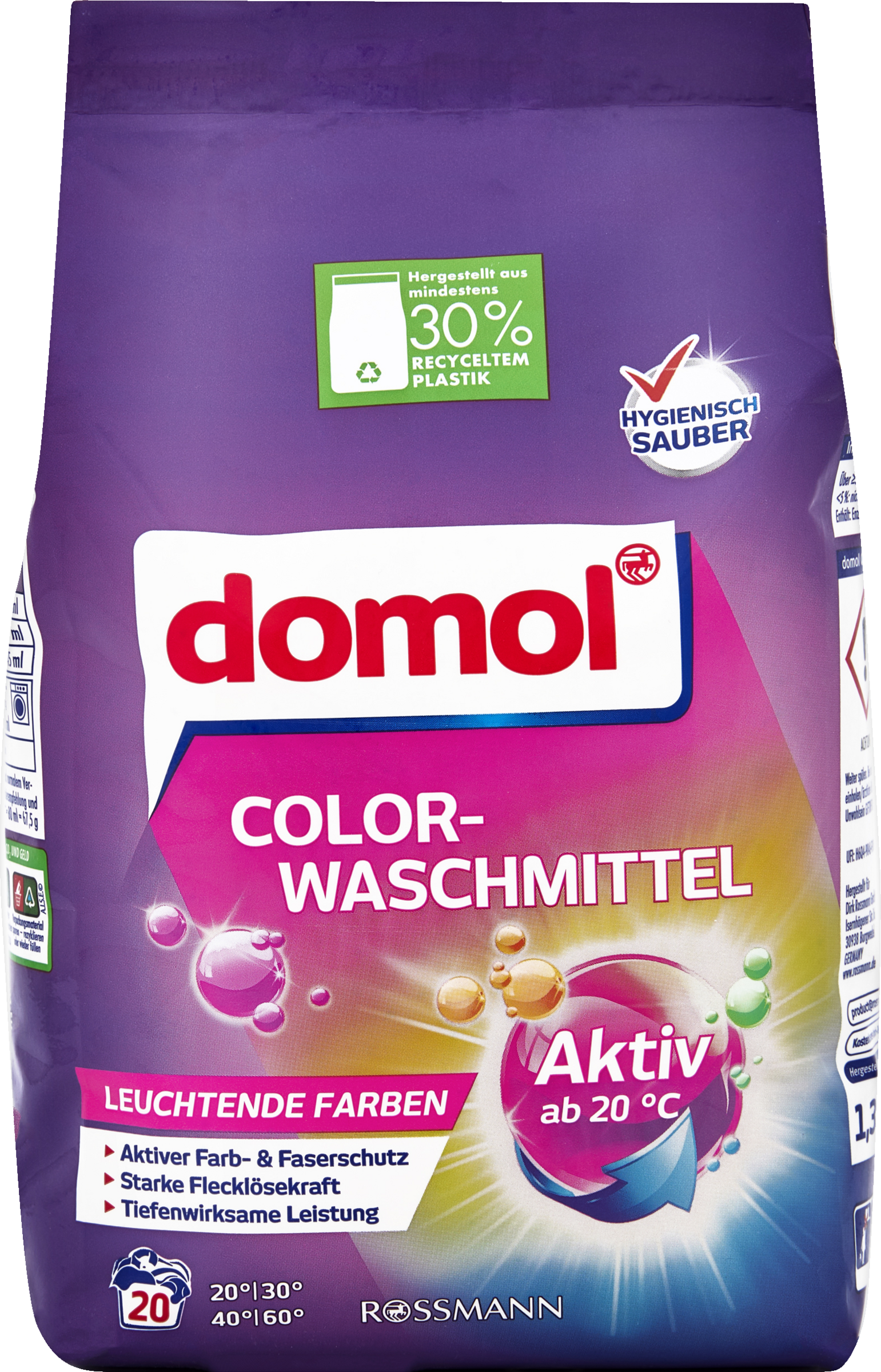 domol Colorwaschmittel Pulver 20 WL