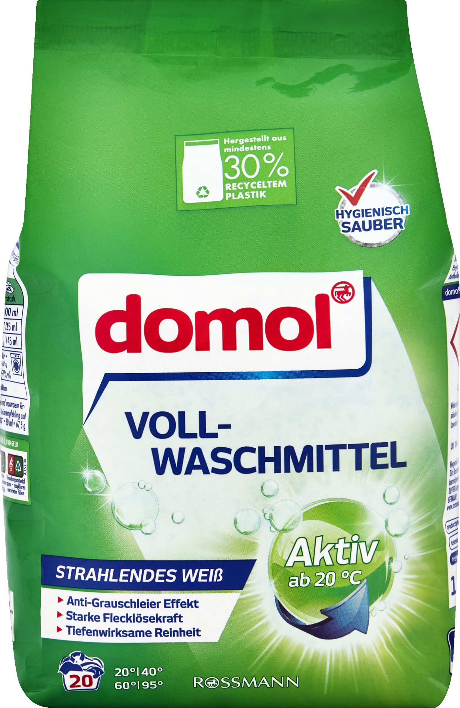 domol Vollwaschmittel Pulver 20 WL