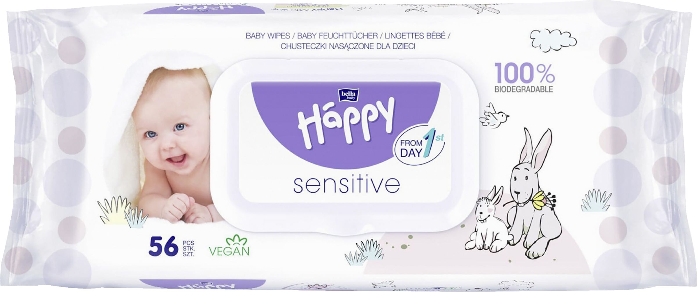 bella baby Happy Sensitive Feuchttücher