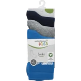 under2wear kids 3er Pack Socken Junge Collage Gr. 23/26