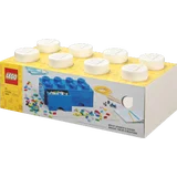 Schubladenelement 8 Noppen - Weiß