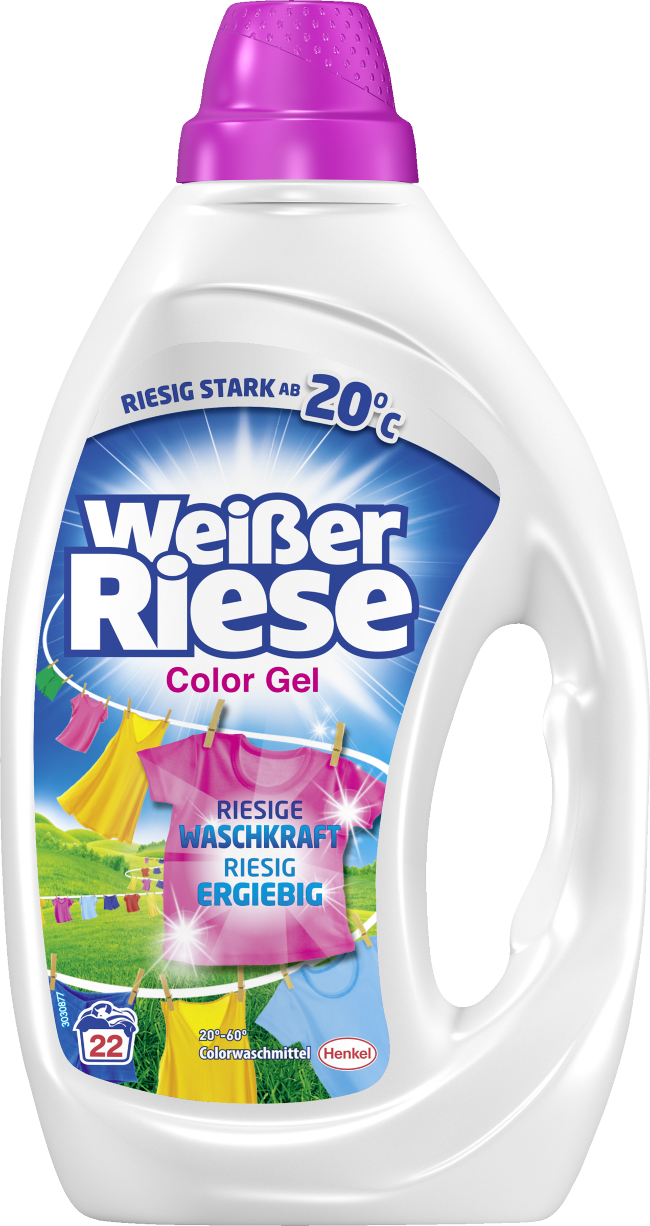 Weißer Riese Colorwaschmittel Flüssig 22 WL