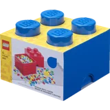 LEGO Aufbewahrungsstein 4 Noppen - Blau
