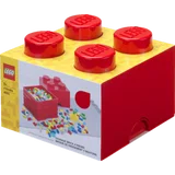 Aufbewahrungsstein 4 Noppen - Rot