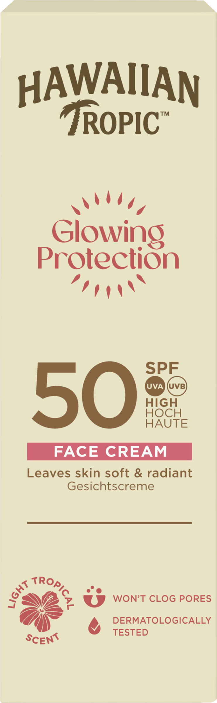 Hawaiian Tropic Glowing Protection Face Cream LSF50