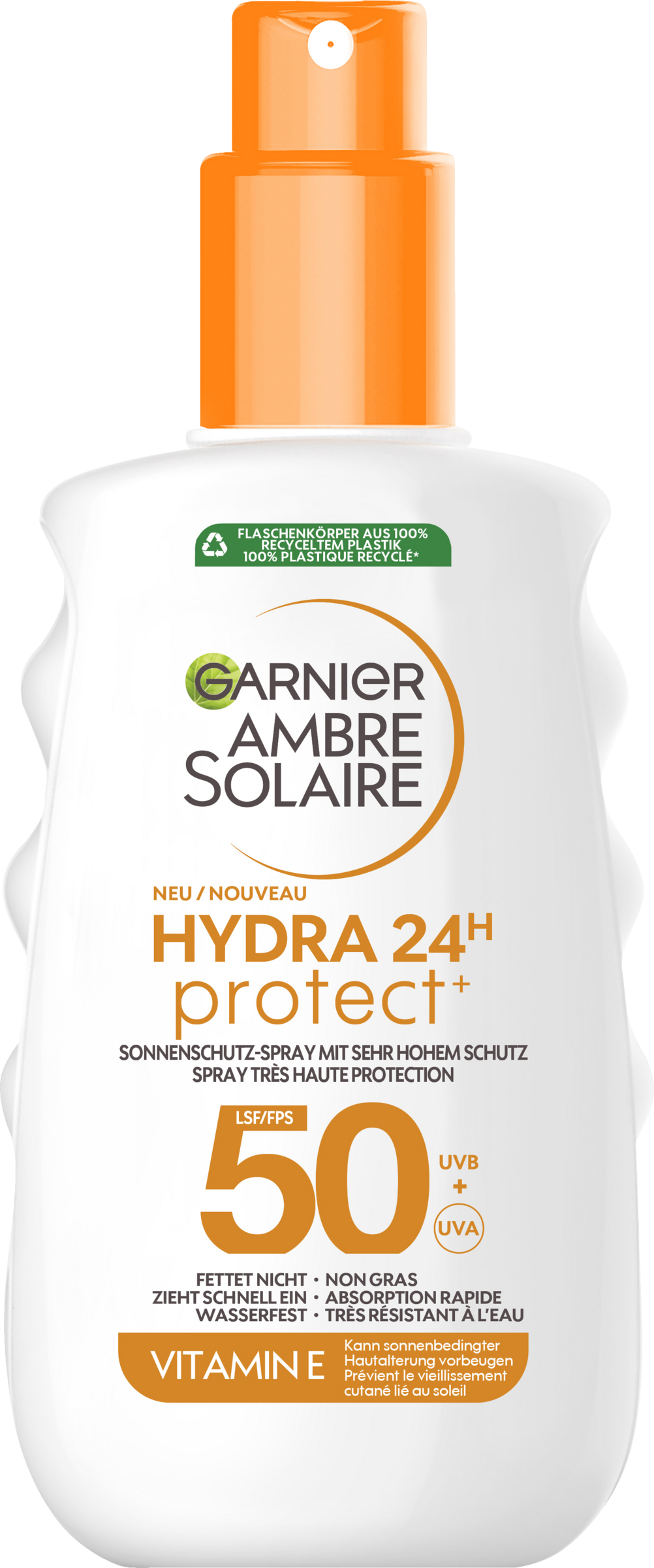 Garnier Ambre Solaire Hydra Protect+ Sonnenschutz-Spray 24h LSF50