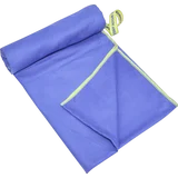 Mikrofaser-Handtuch 100x200 cm blau/lime