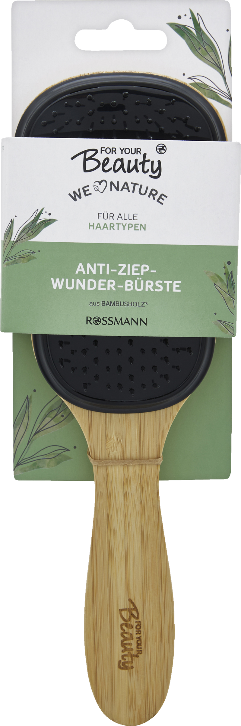 FOR YOUR Beauty Anti-Ziep-Wunder Bürste Bambus