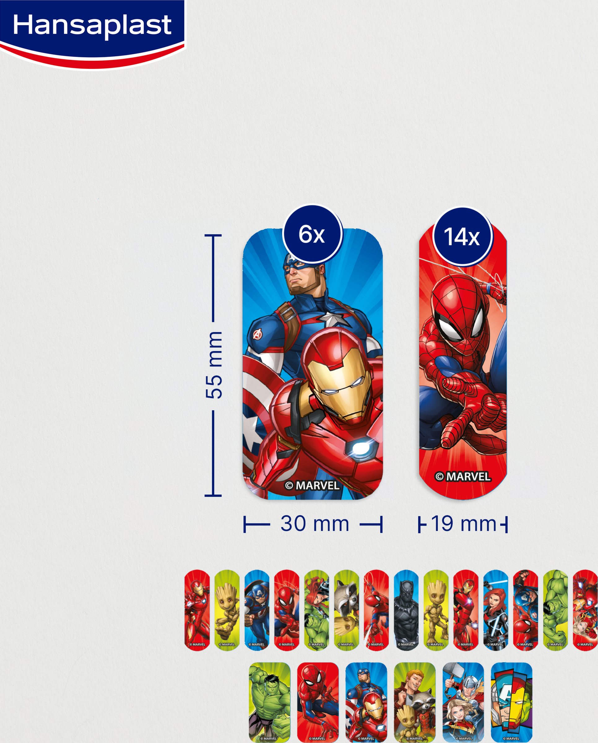 ضمادات أطفال مارفل 4