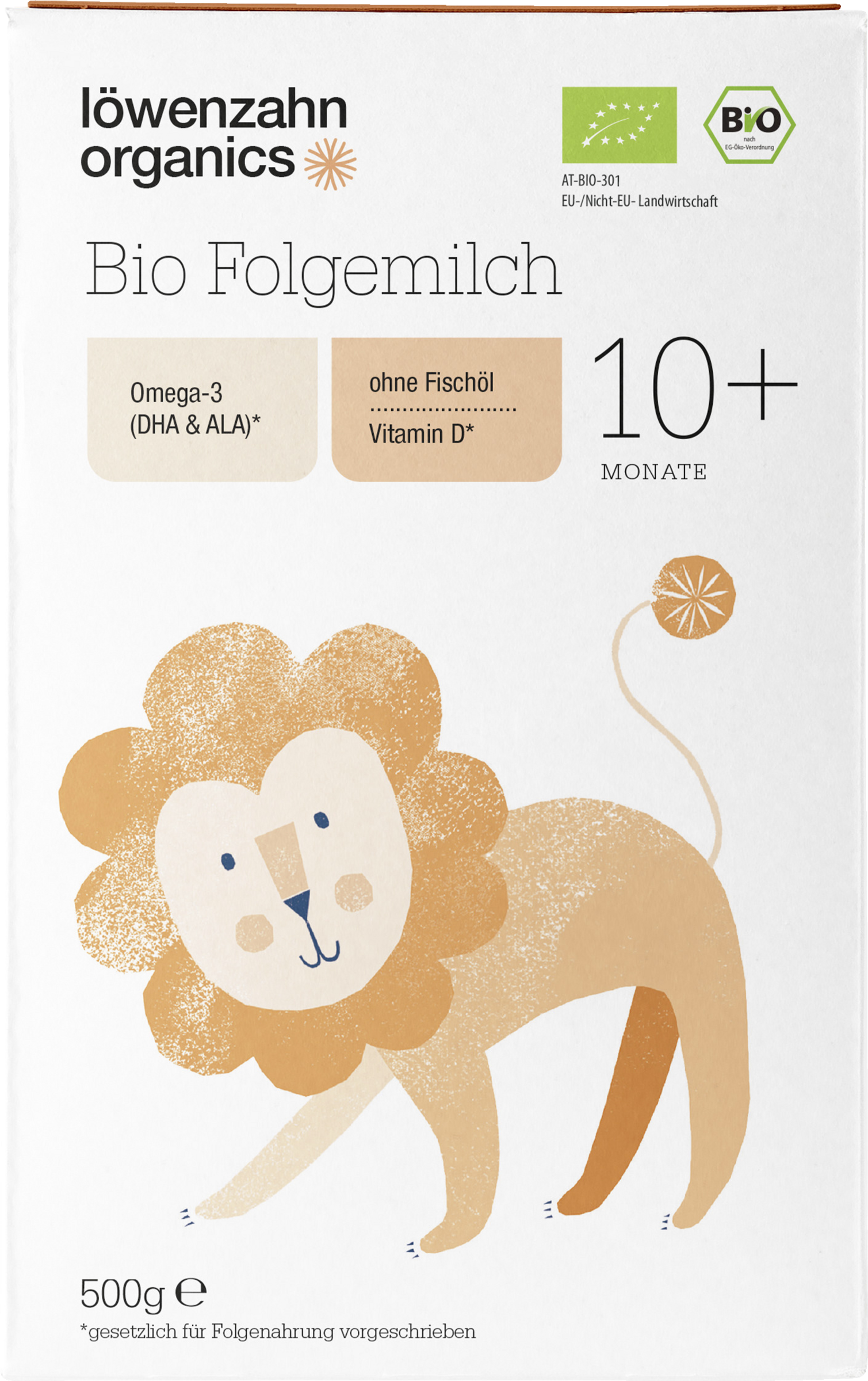 Löwenzahn Organics Bio Folgemilch 10+ Monate