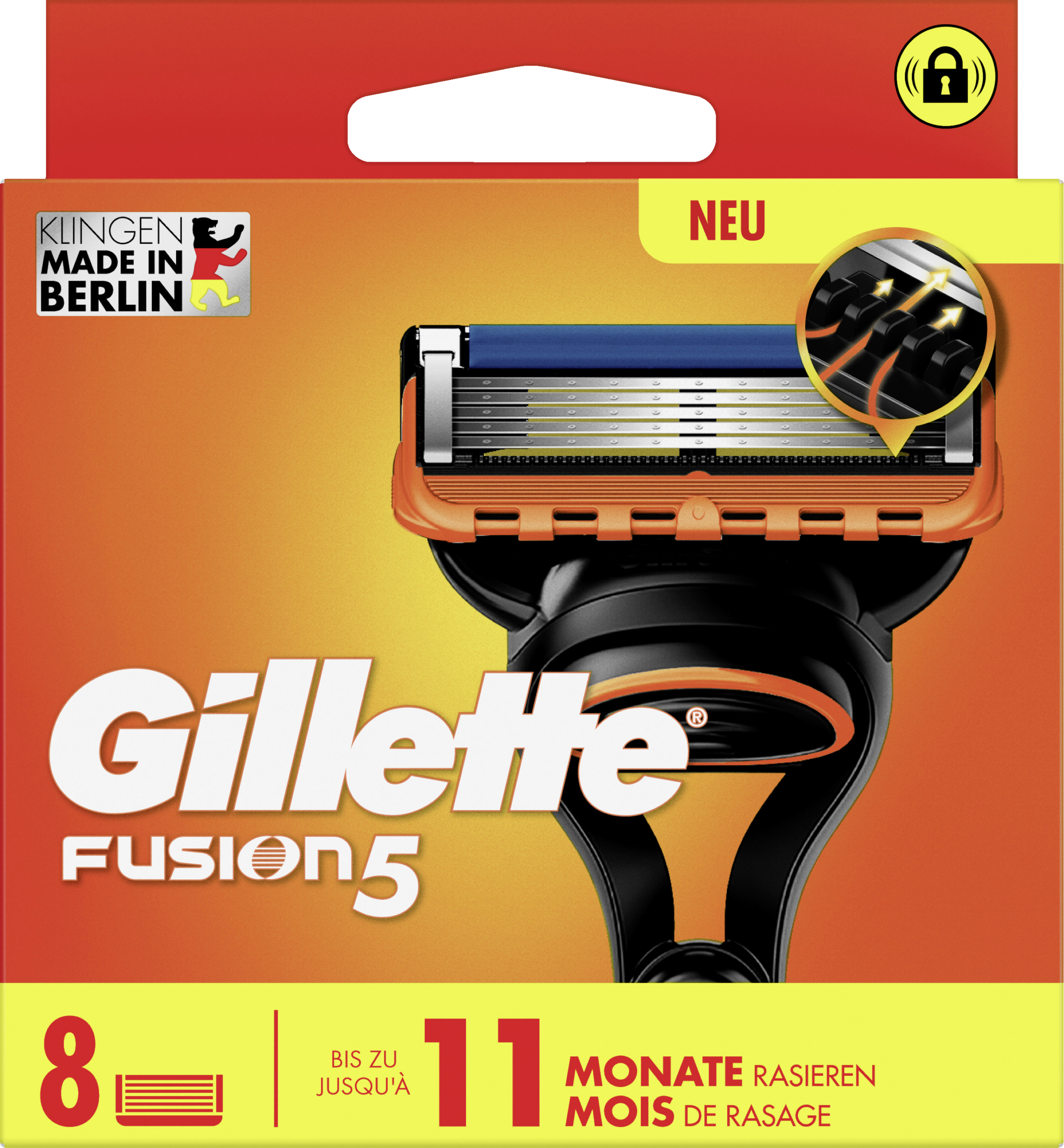 Gillette Rasierklingen Fusion5, 8 Stk.