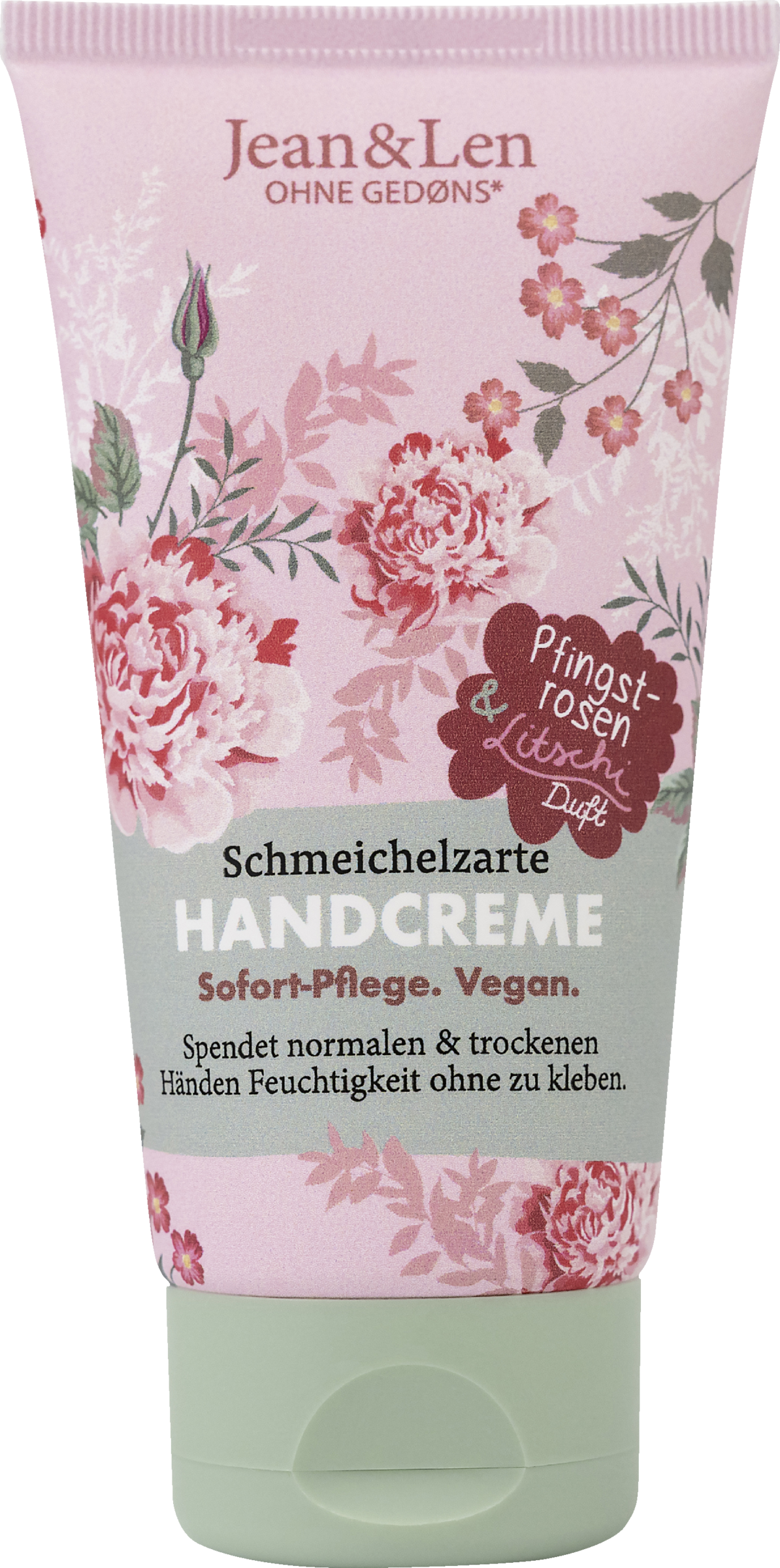 Jean&Len Handcreme Pfingstrosen & Litschi