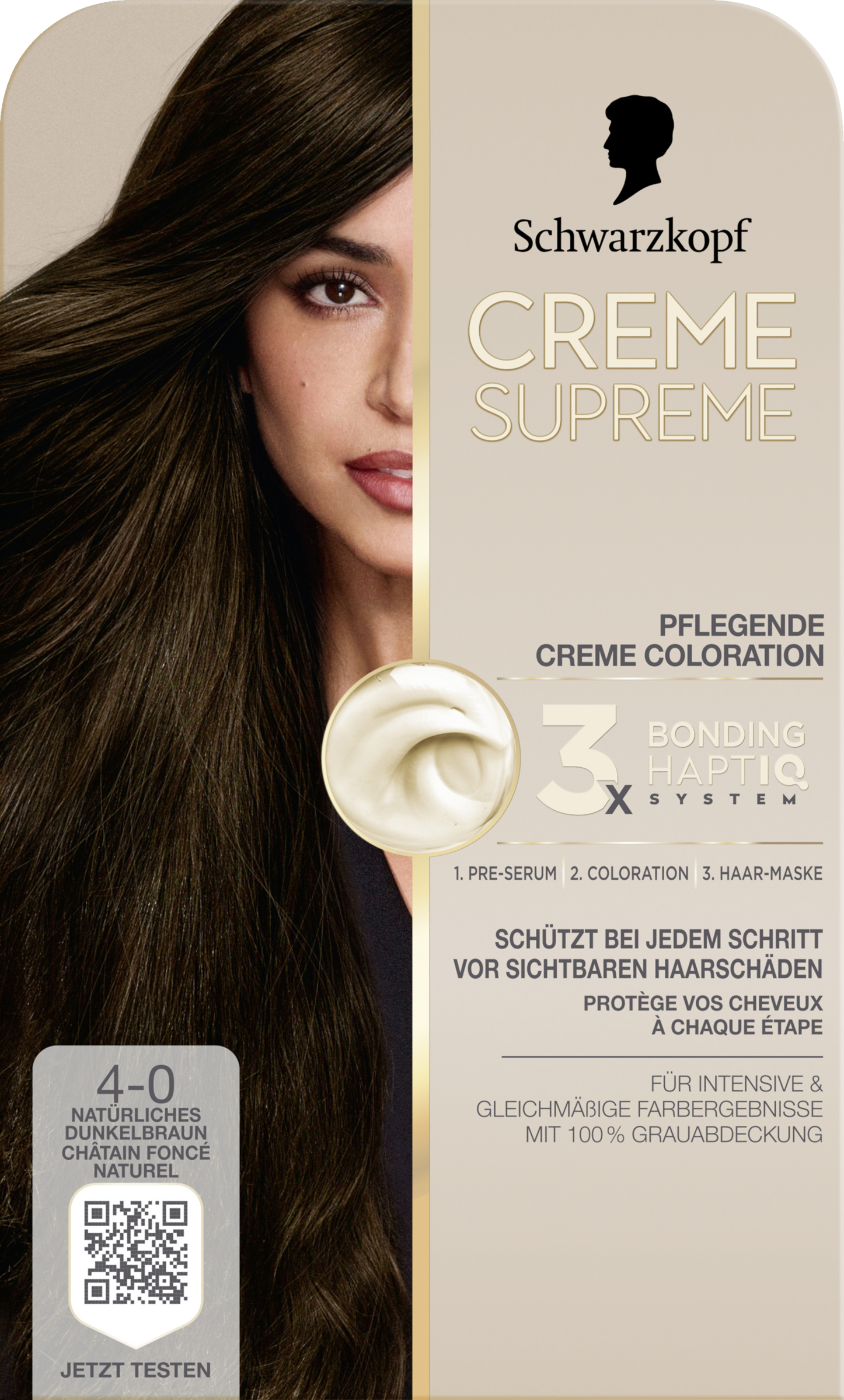 Pflegende Coloration 4-0 Natürliches Dunkelbraun