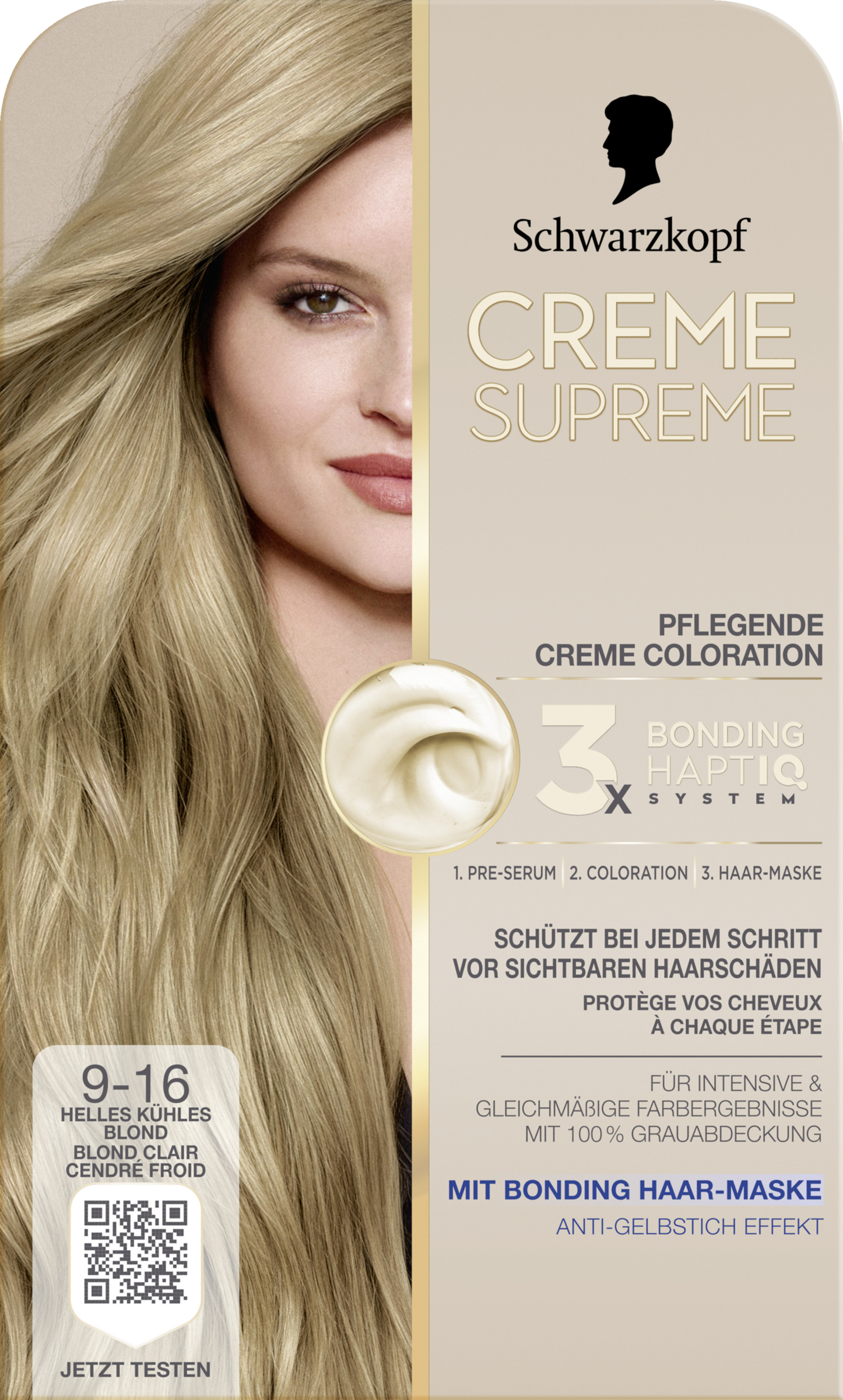 Pflegende Coloration 9-16 Helles Kühles Blond