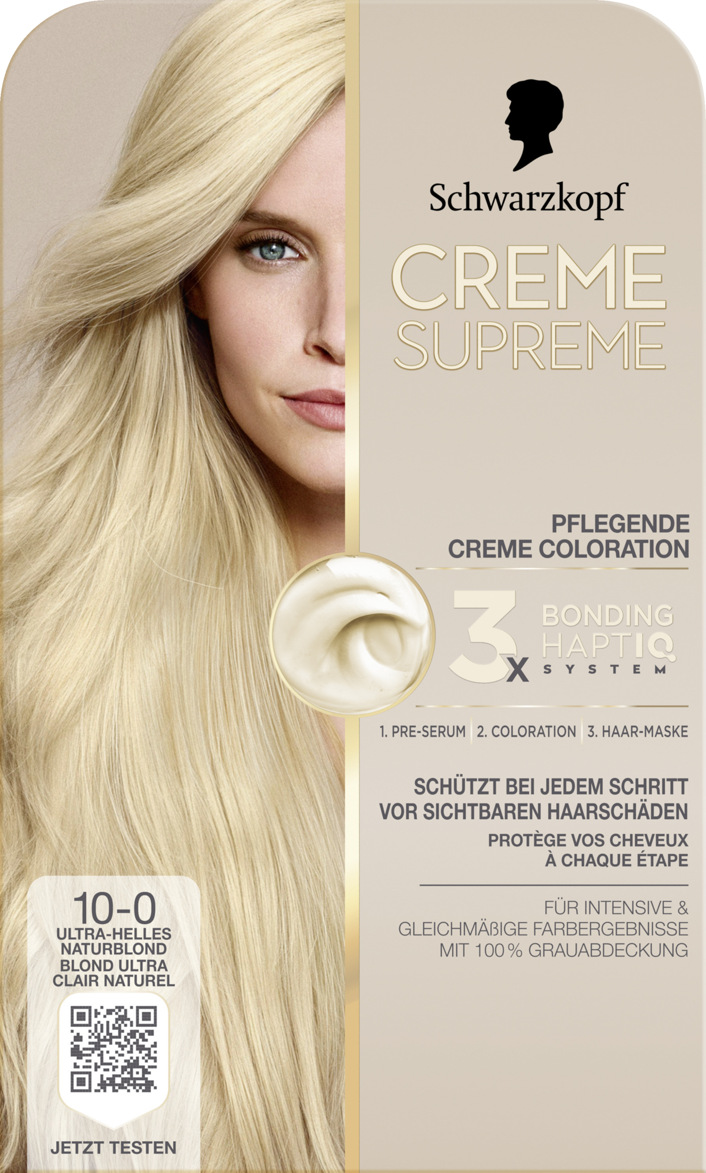 Pflegende Coloration 10-0 Ultra-Helles Naturblond