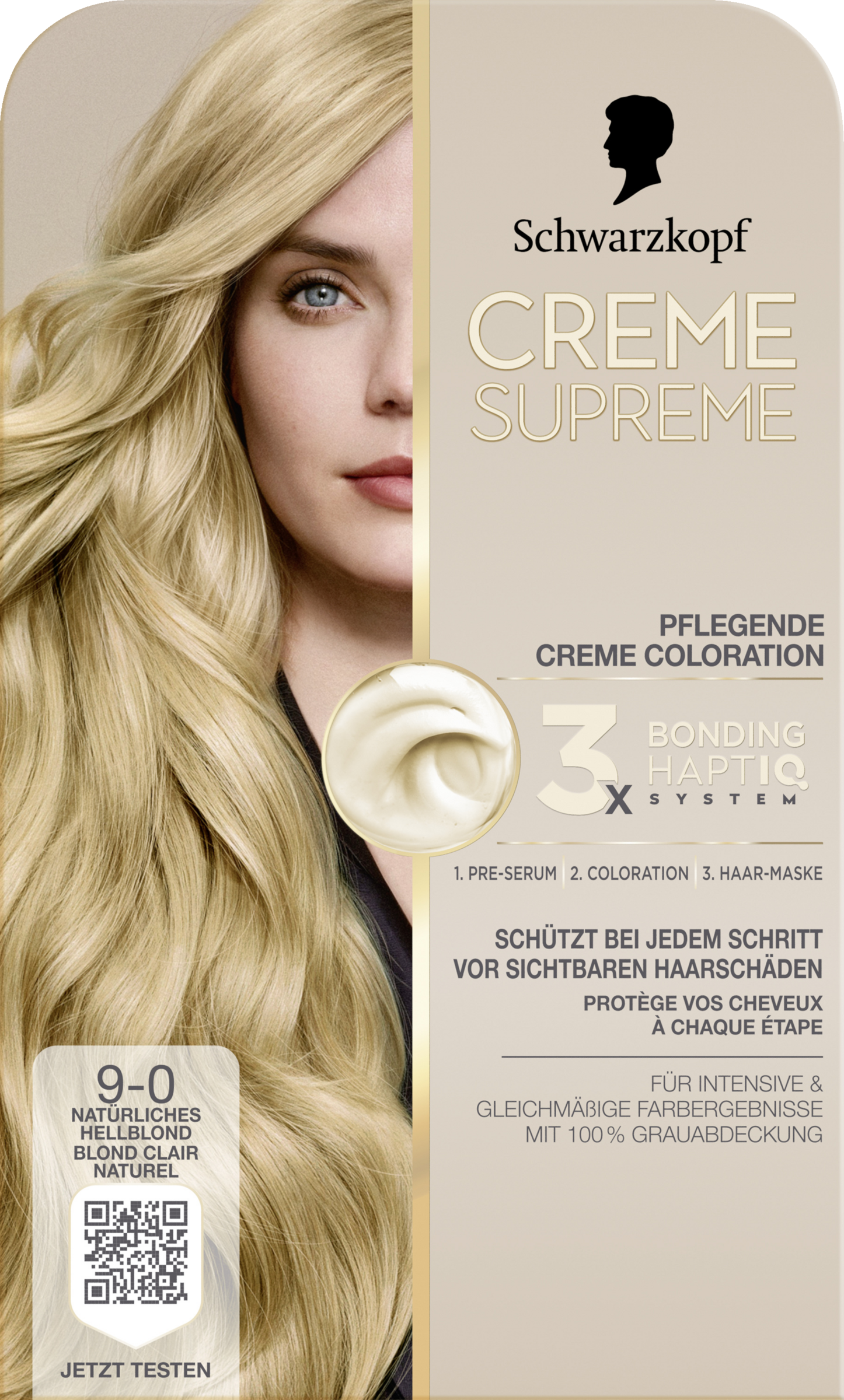 Pflegende Coloration 9-0 Natürliches Hellblond