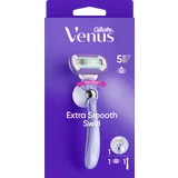 Gillette Venus Extra Smooth Swirl Rasierer mit 1 Klinge & Duschhänger
