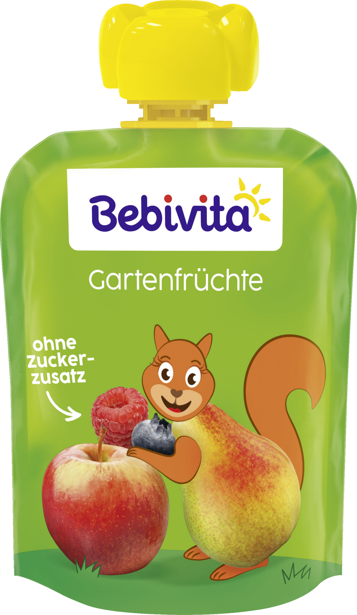 Bebivita Quetschbeutel Gartenfrüchte (4x90g)