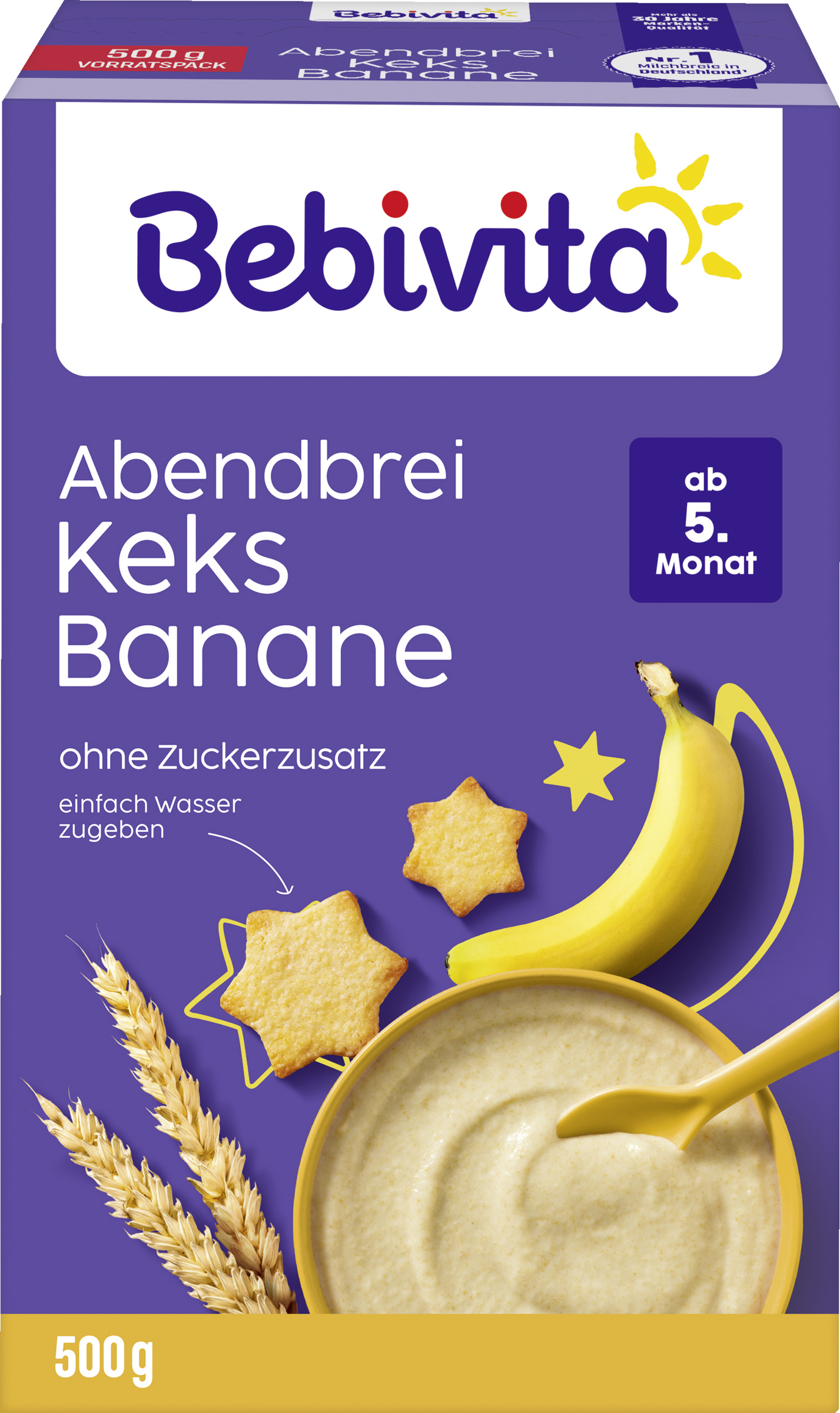 Bebivita Abendbrei Keks Banane ab 5. Monat