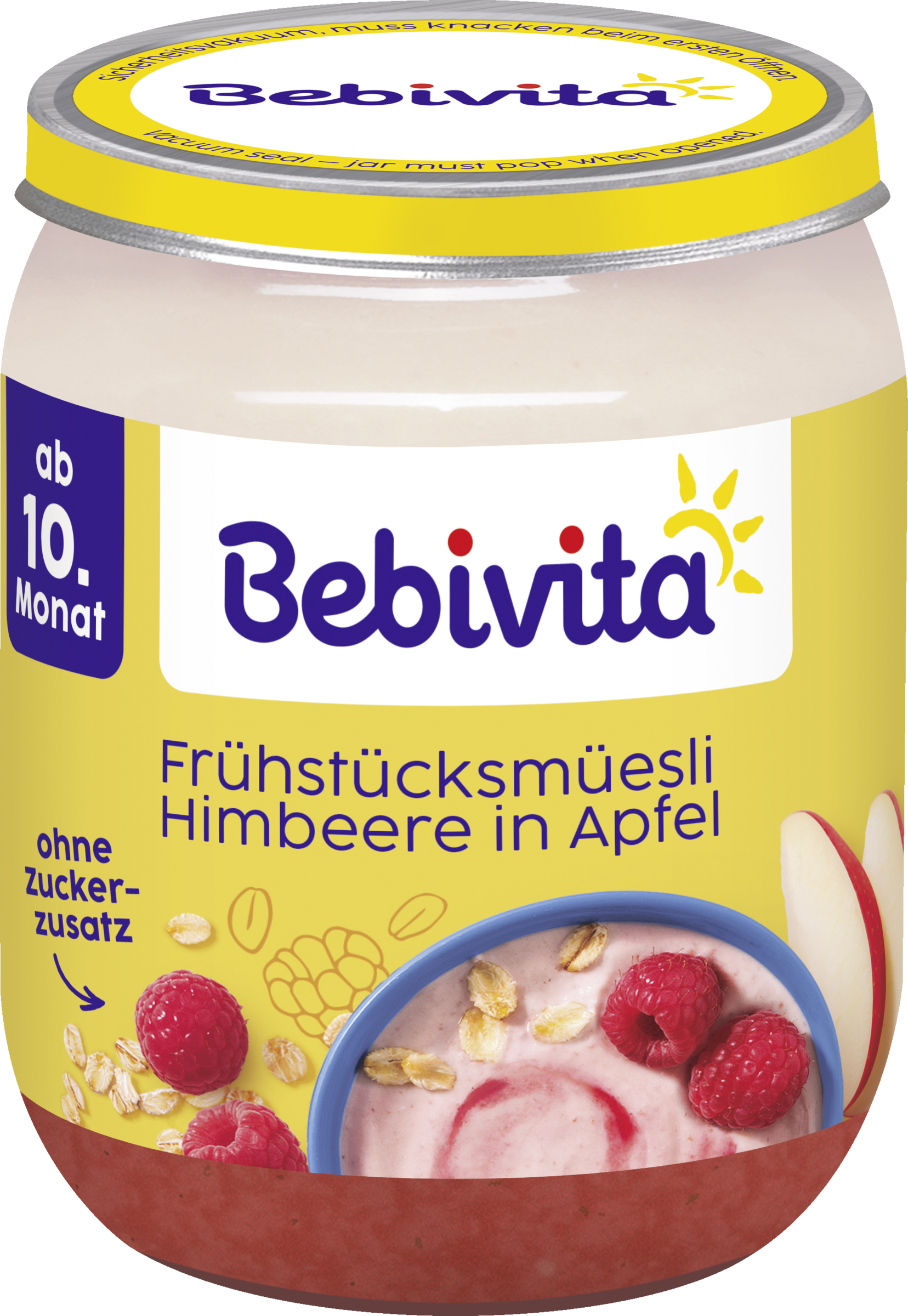 Bebivita Frühstücksmüesli Himbeere in Apfel