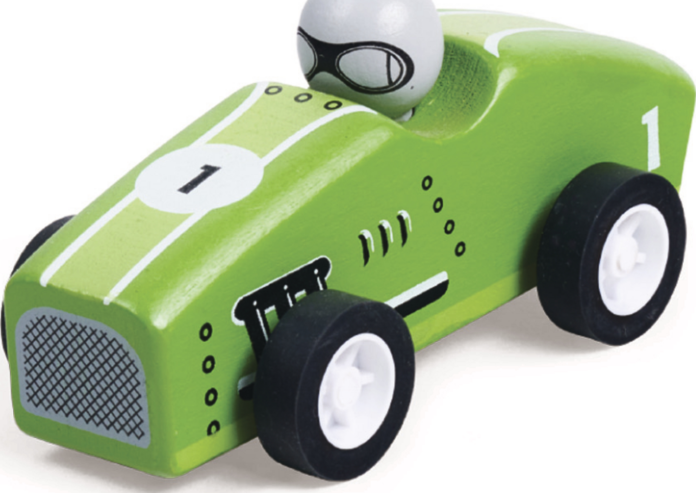 Eichhorn EH Holz Rennwagen mit Rückzug