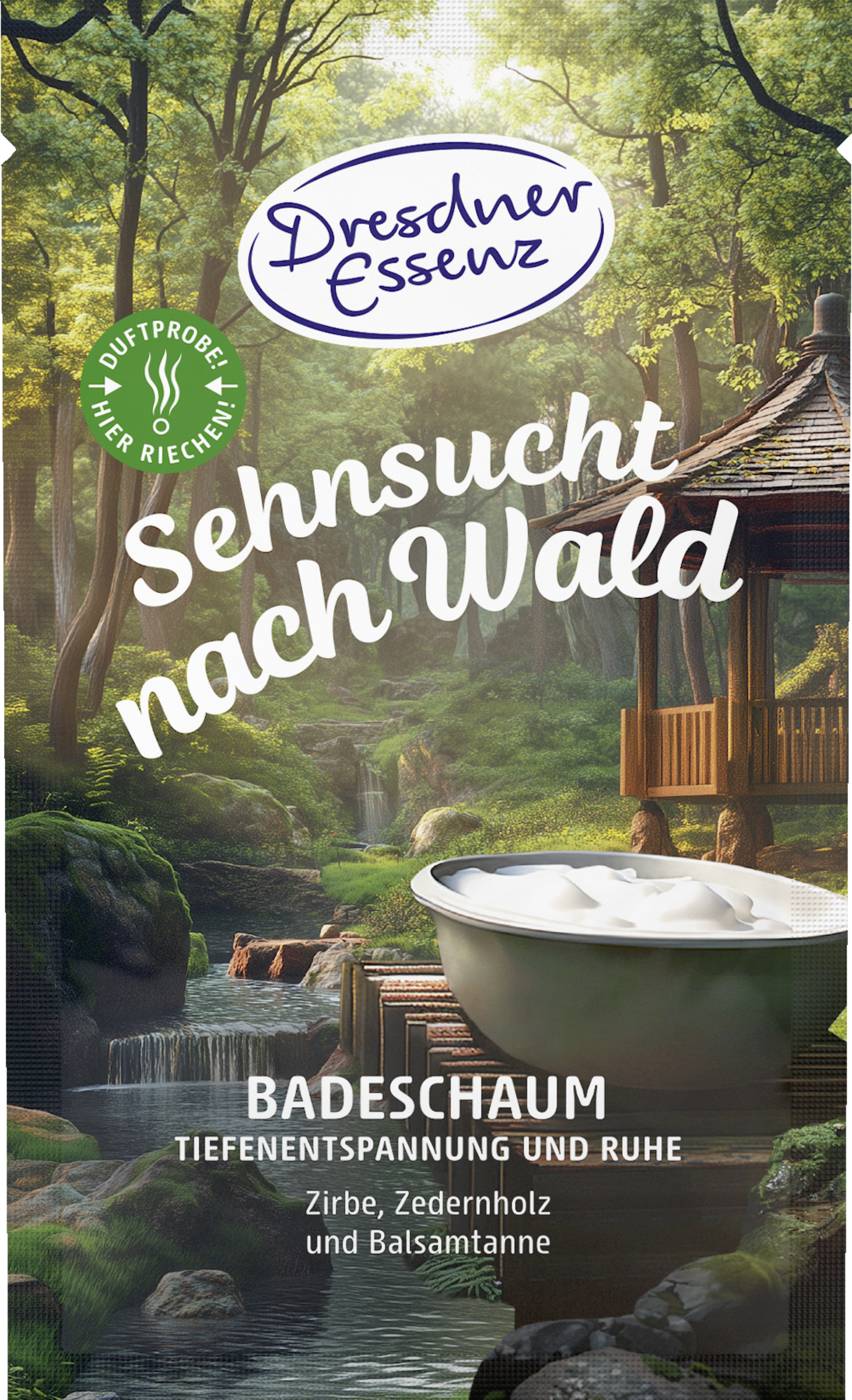 Dresdner Essenz Badeschaum Sehnsucht nach Wald