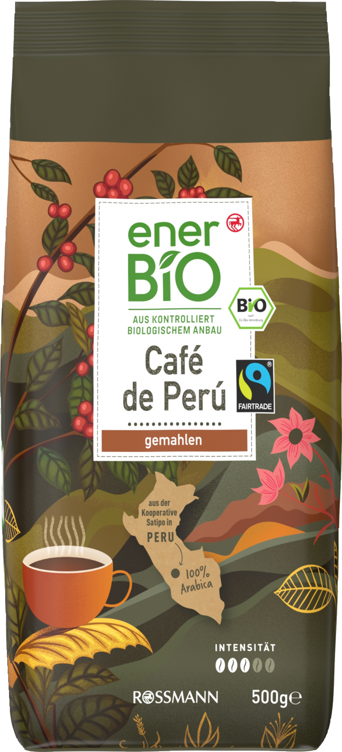 enerBiO Café de Perú gemahlen