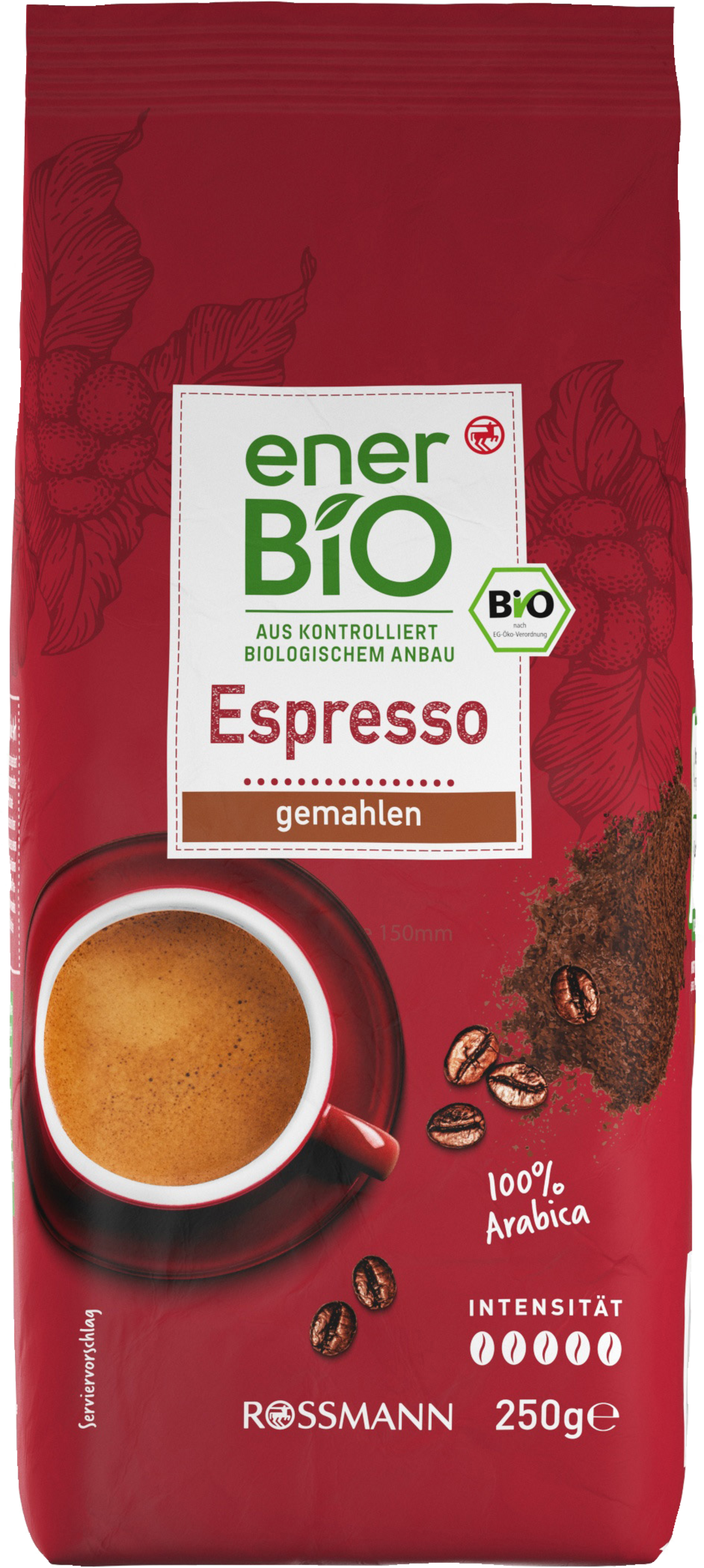 enerBiO Espresso Classico gemahlen