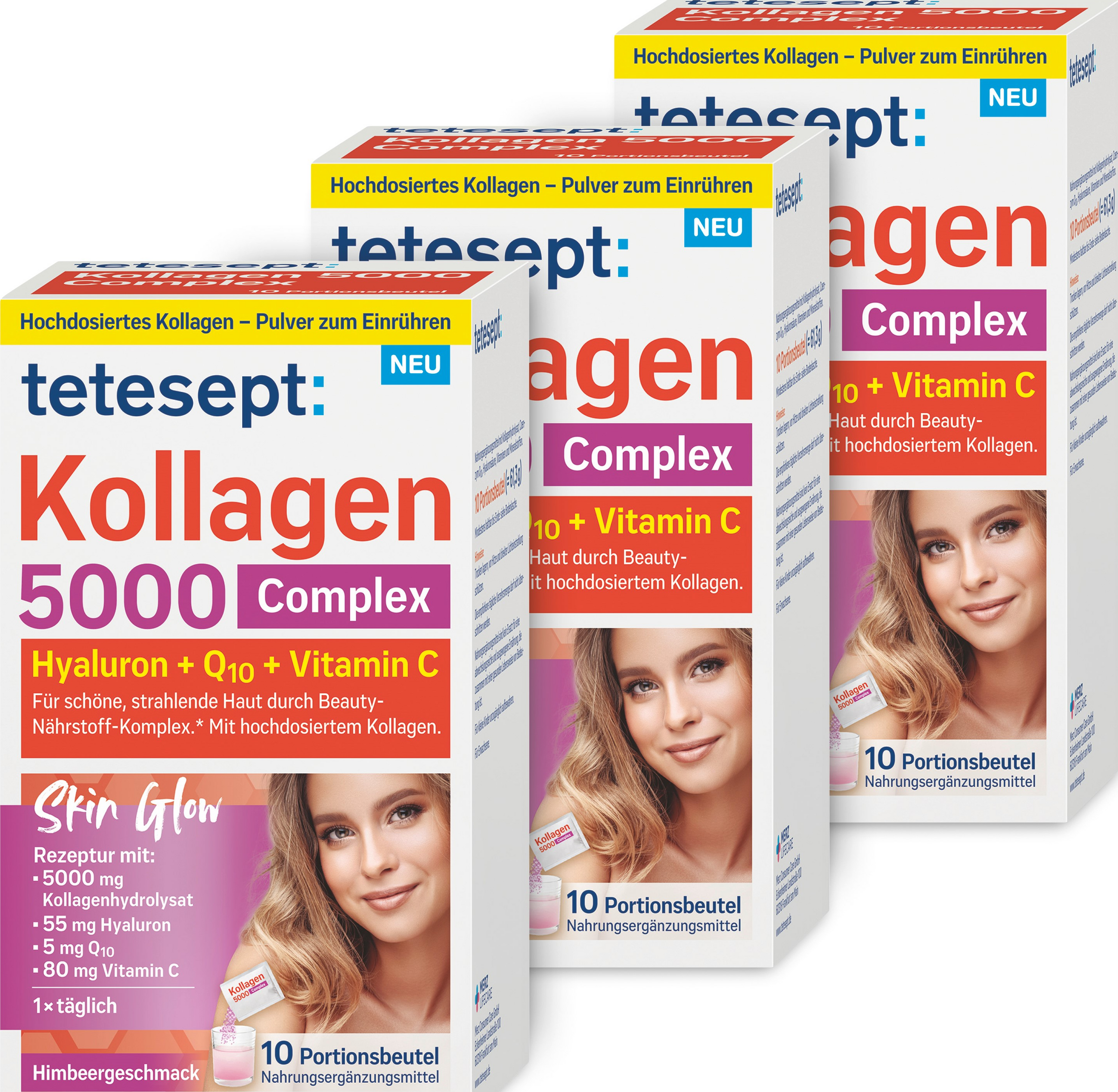 tetesept Vorteilspack Kollagen 5.000 Complex Trinksachets
