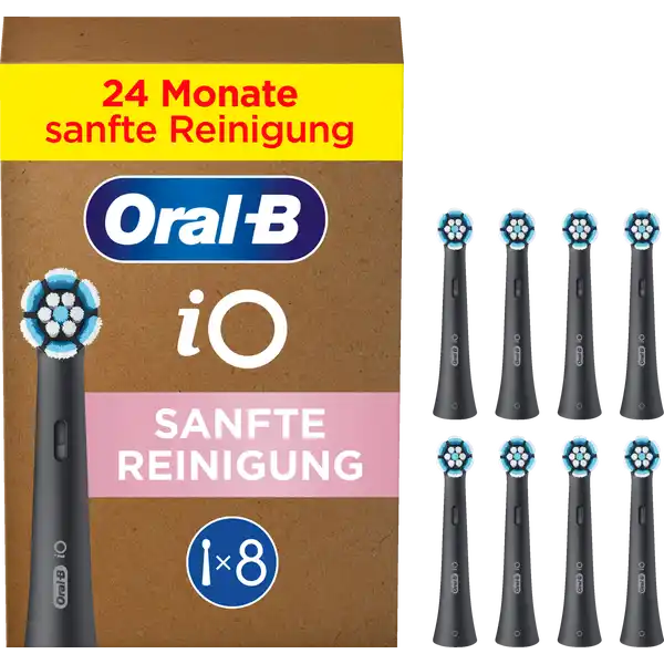 رؤوس الفرشاة iO Sanfte Reinigung schwarz