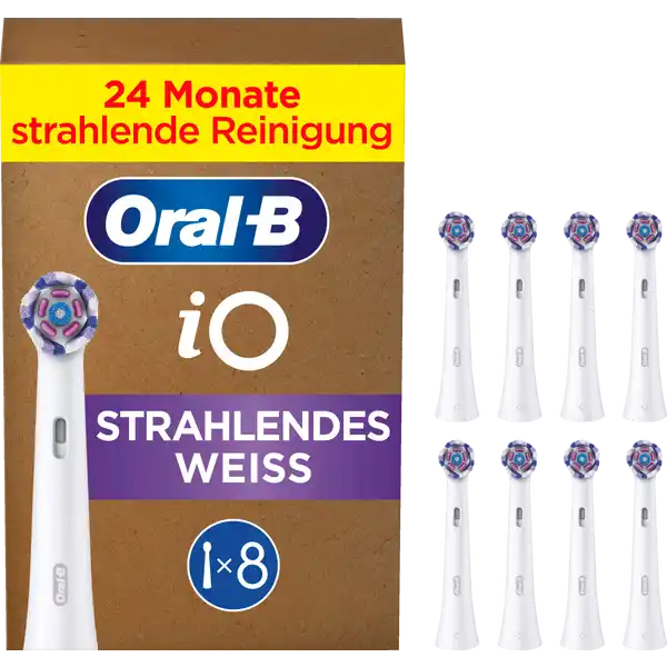 رؤوس فرشاة iO للتبييض الناصع أبيض