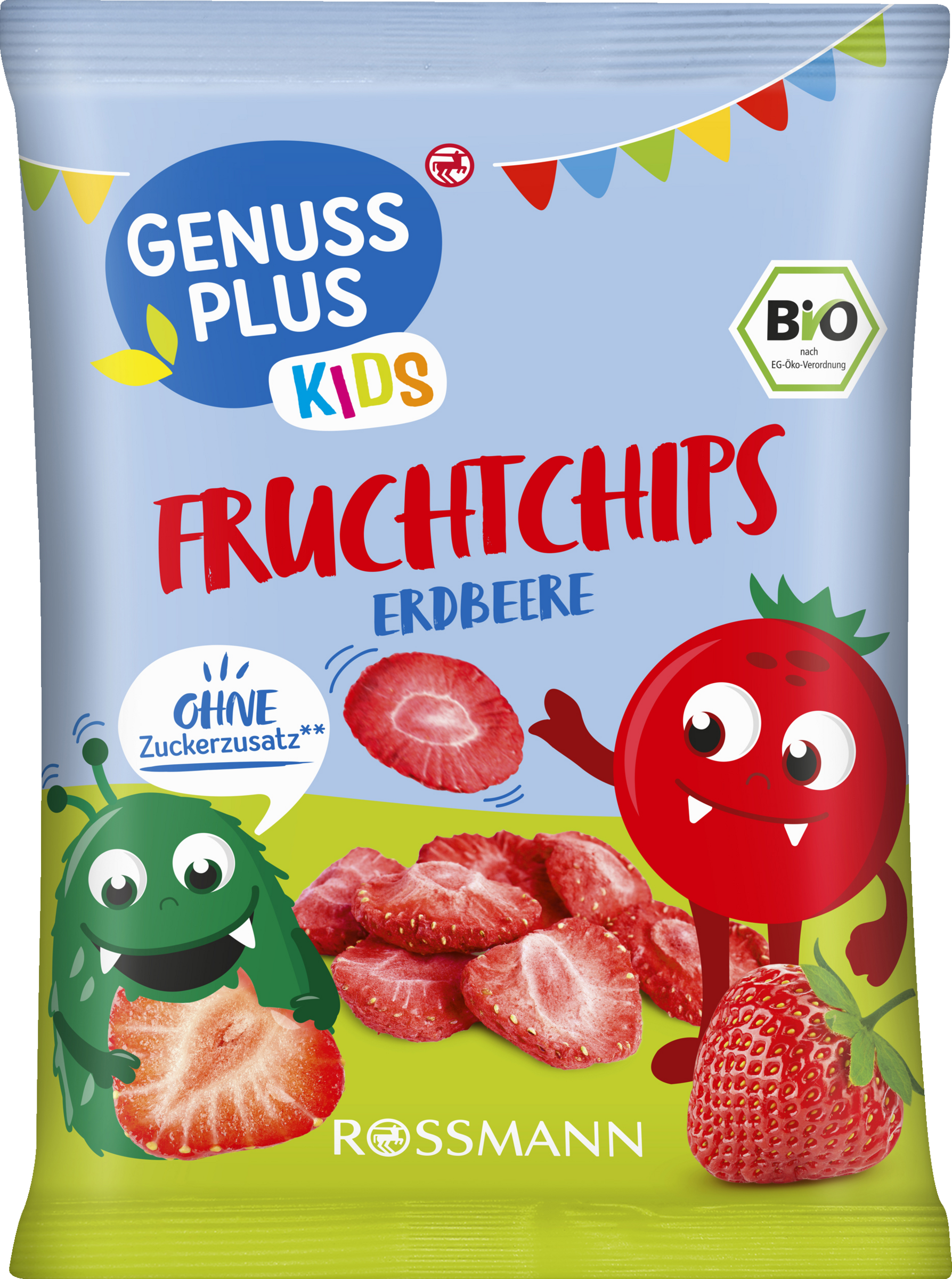 Bio Fruchtchips Erdbeere