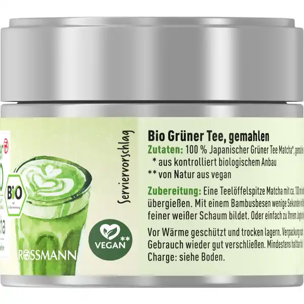 enerBiO Matcha Pulver Grüner Tee online kaufen | rossmann.de
