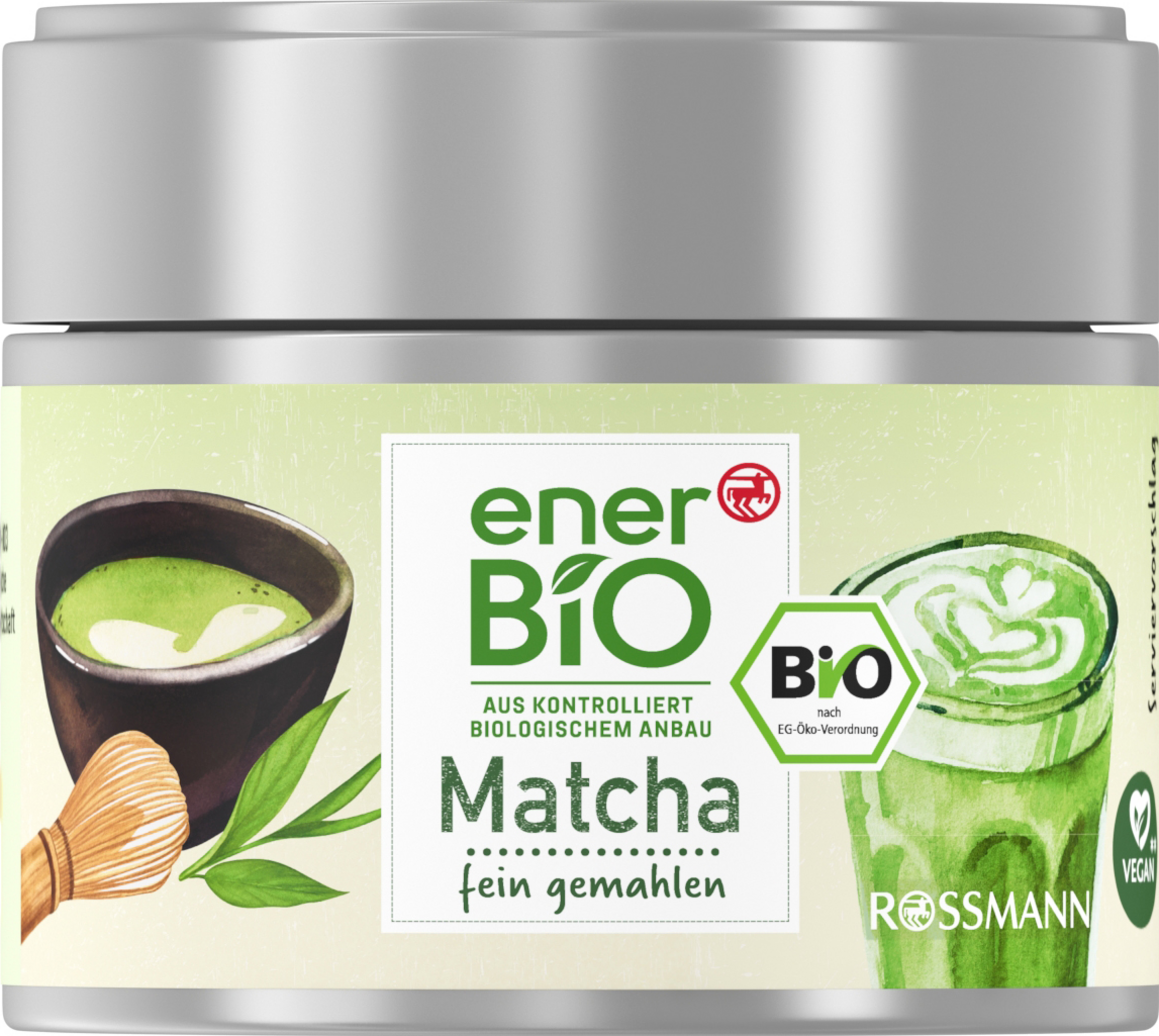 enerBiO Matcha Pulver Grüner Tee