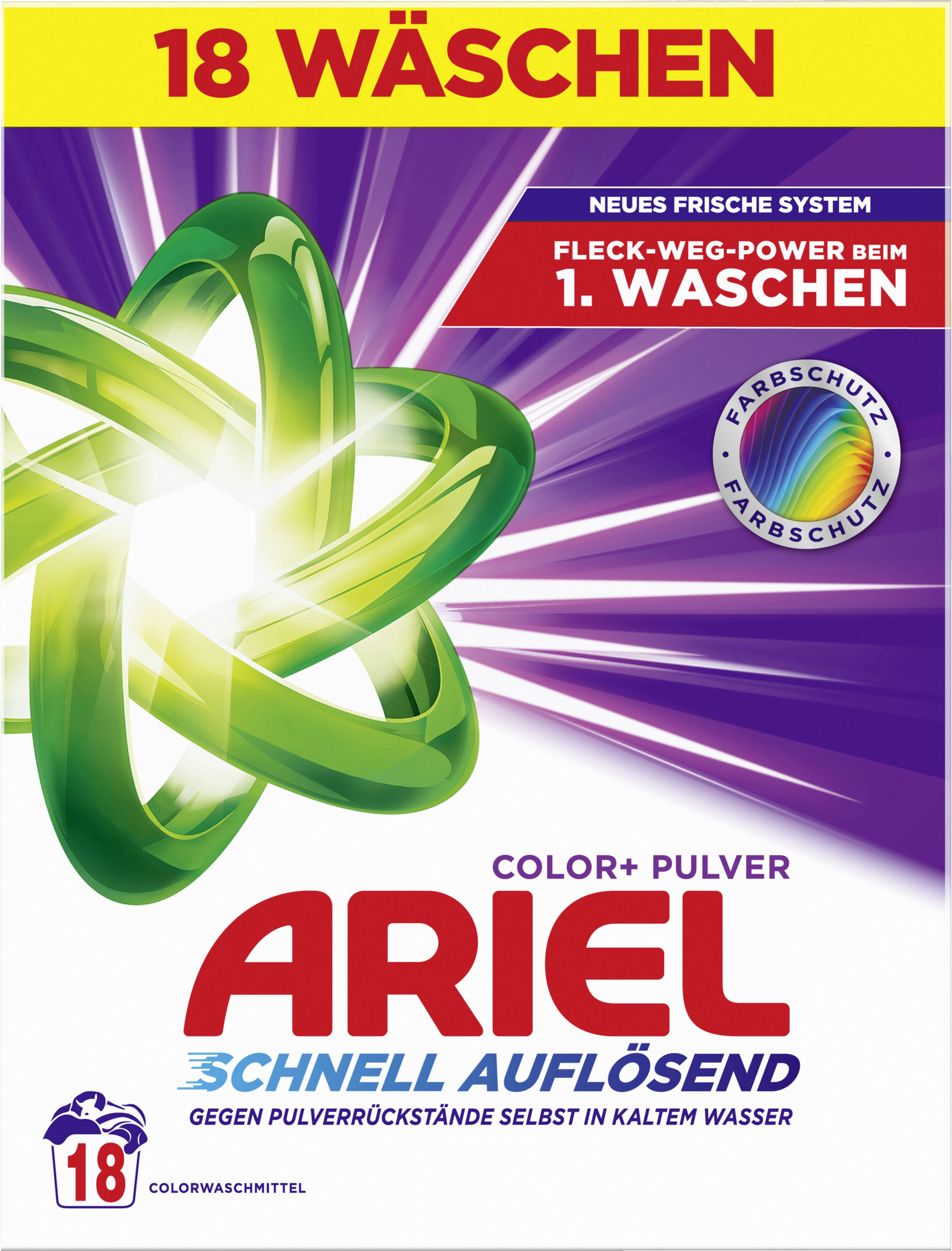 Ariel Colorwaschmittel Pulver 18 WL