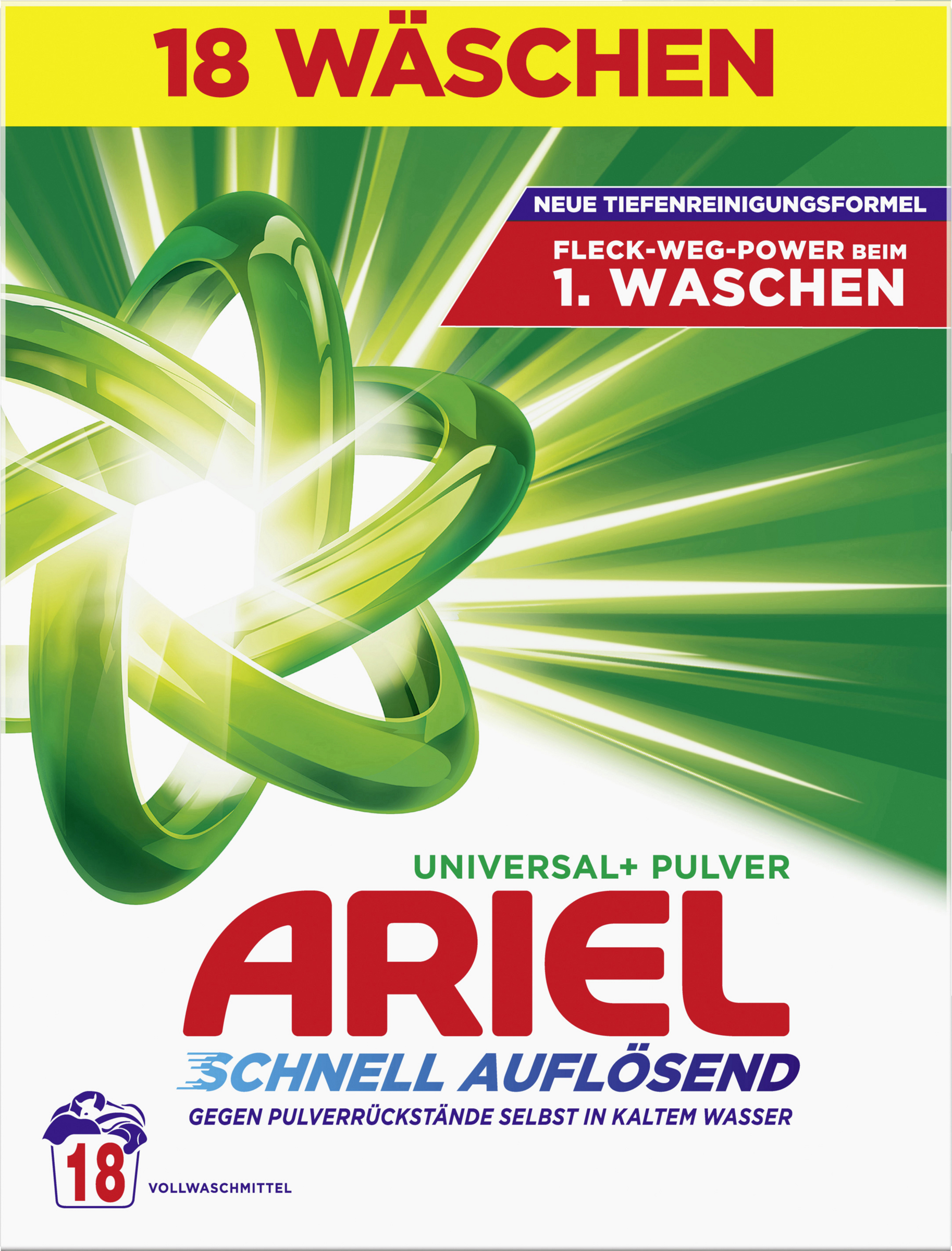 Ariel Vollwaschmittel Pulver 18 WL
