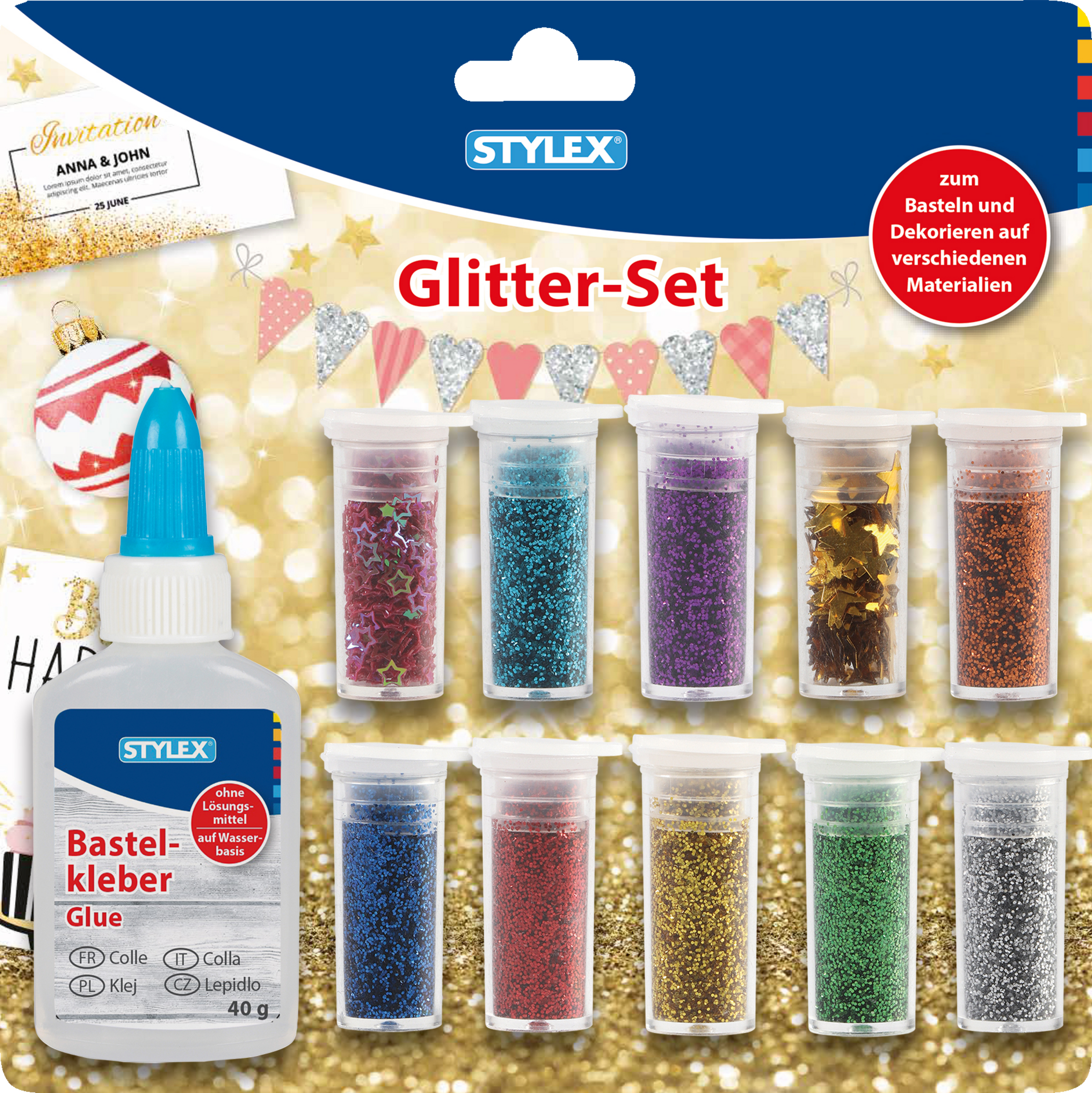 Stylex Glitter-Set 11-teilig